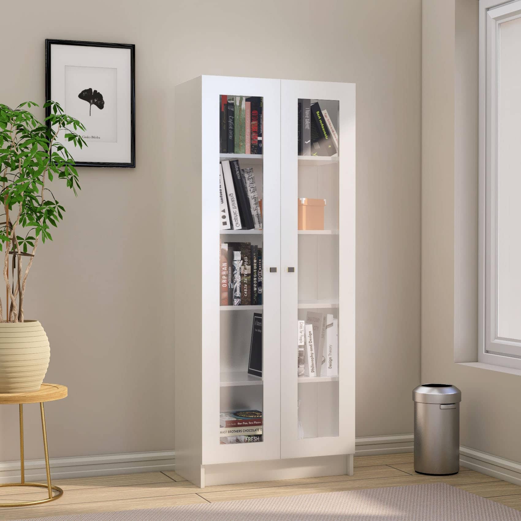 Hexa Multipurpose Storage Rack in Frosty White Colour - HexaRed