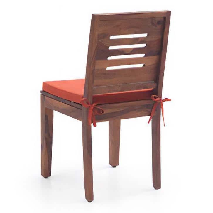 Puco Seat Cushions Set of 2 in Burnt Orange Coilour