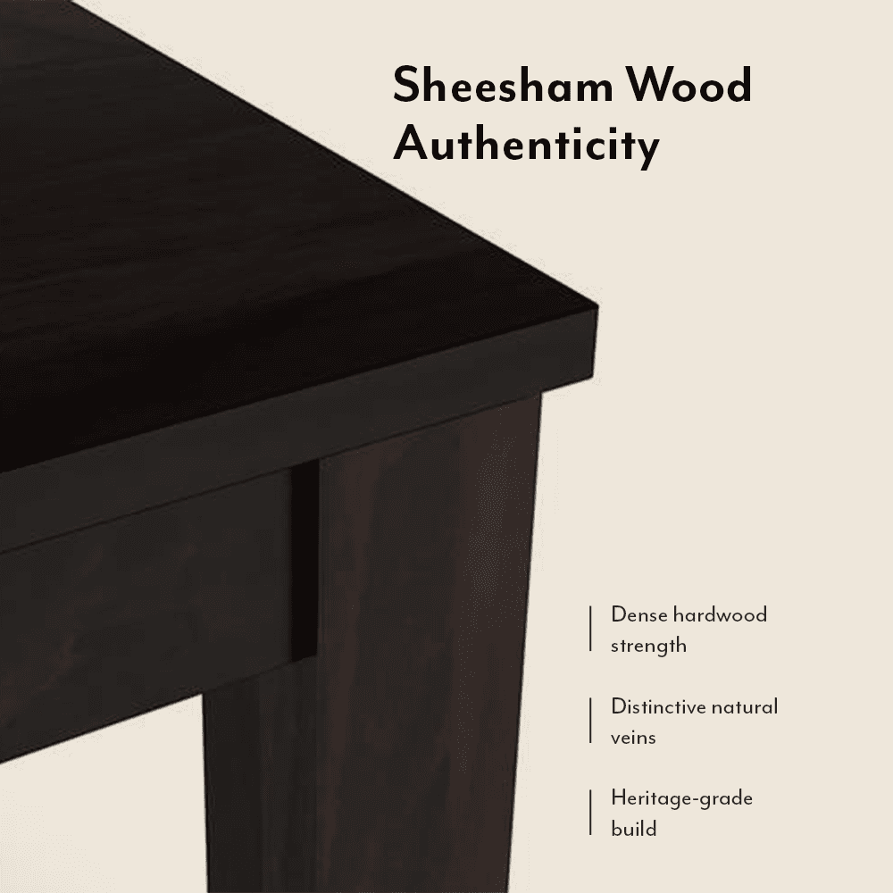 Arabia Xl Storage- Oribi 6 Seater Dining Table Set (Colour- Avocado Green , Finish- Mahogany)