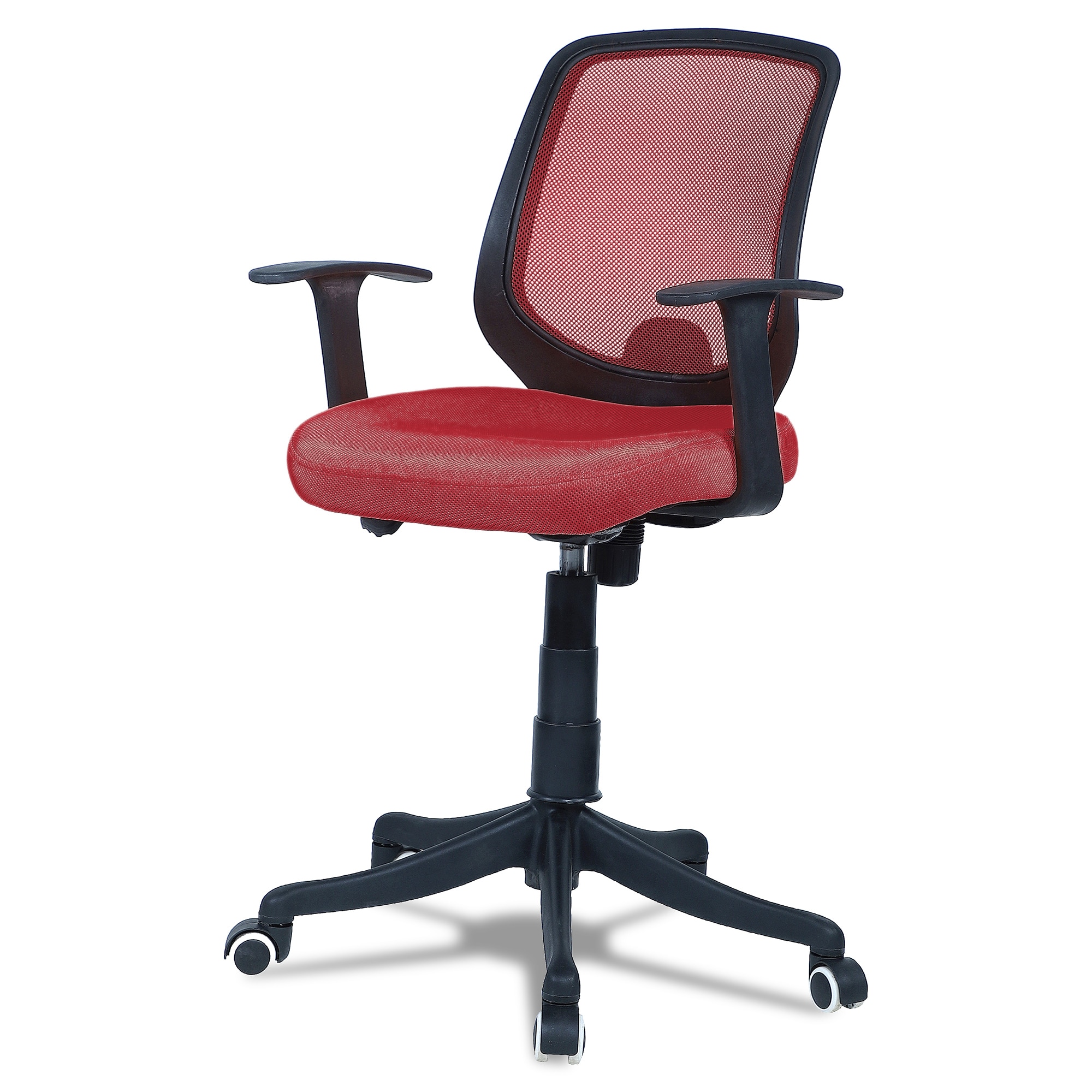 Xxeana Low Back Ergonomic Chair in Red Colour