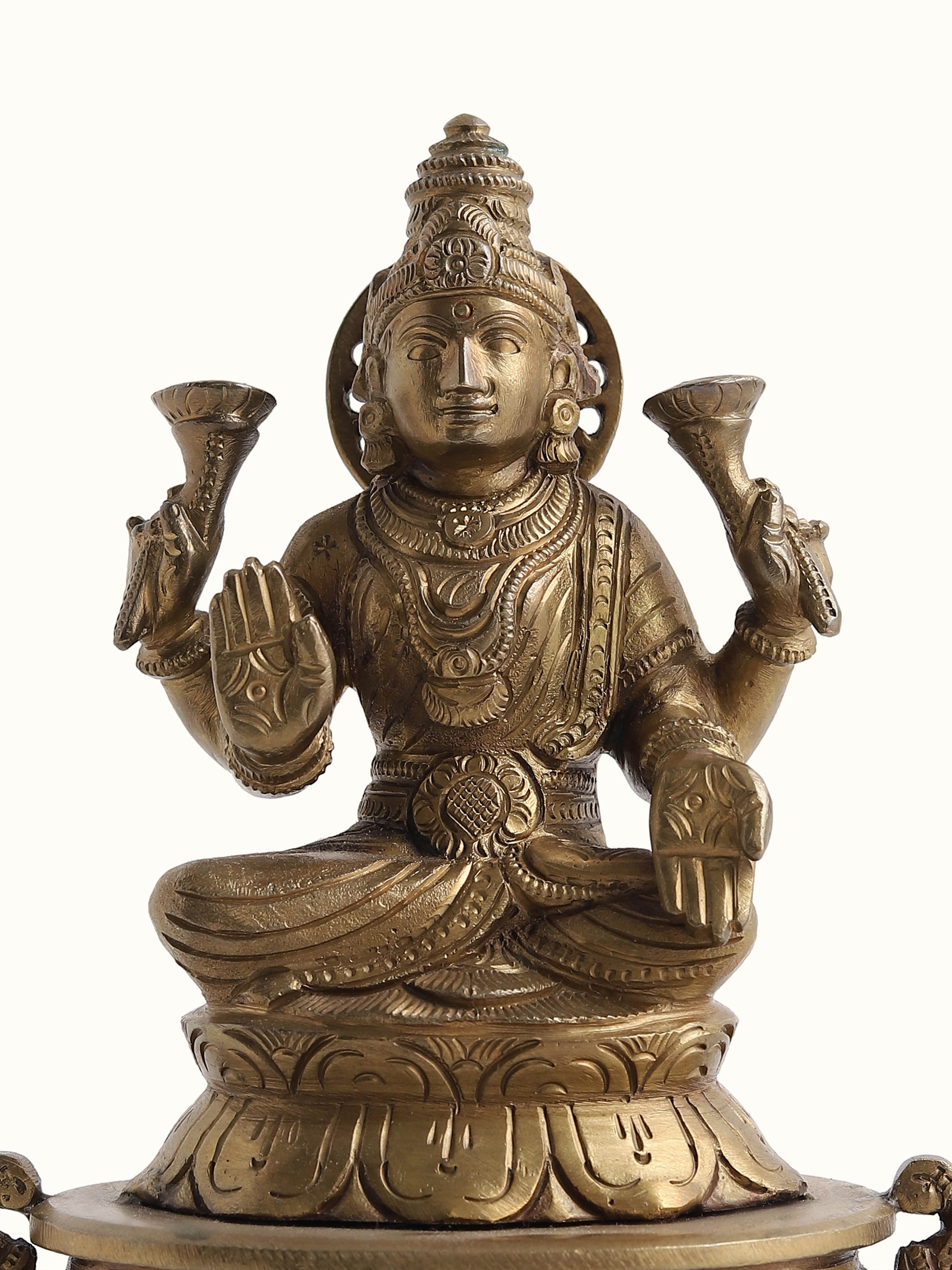 Bronze Cast Décor Lakshmi Idol
