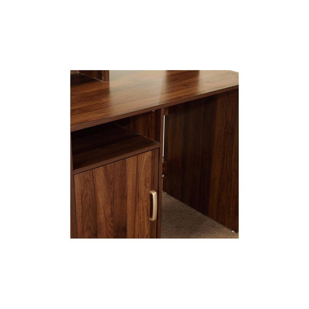 Sayoko Study Table in Columbia Walnut Finish