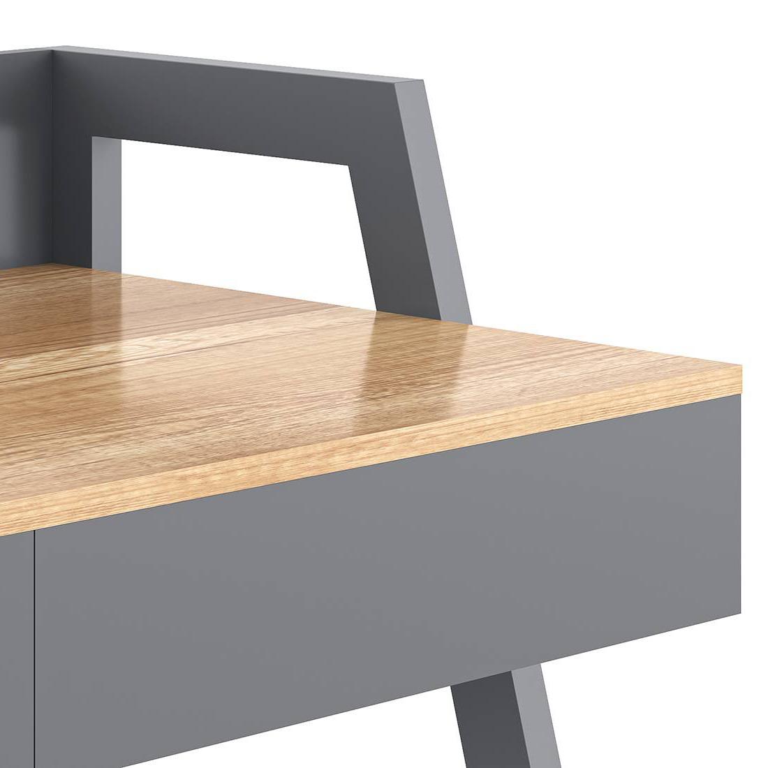 Zelda Engineered Wood Study Table in Two Tone Finish