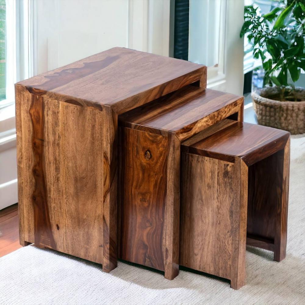 Oakland Nested Stool Set of 3