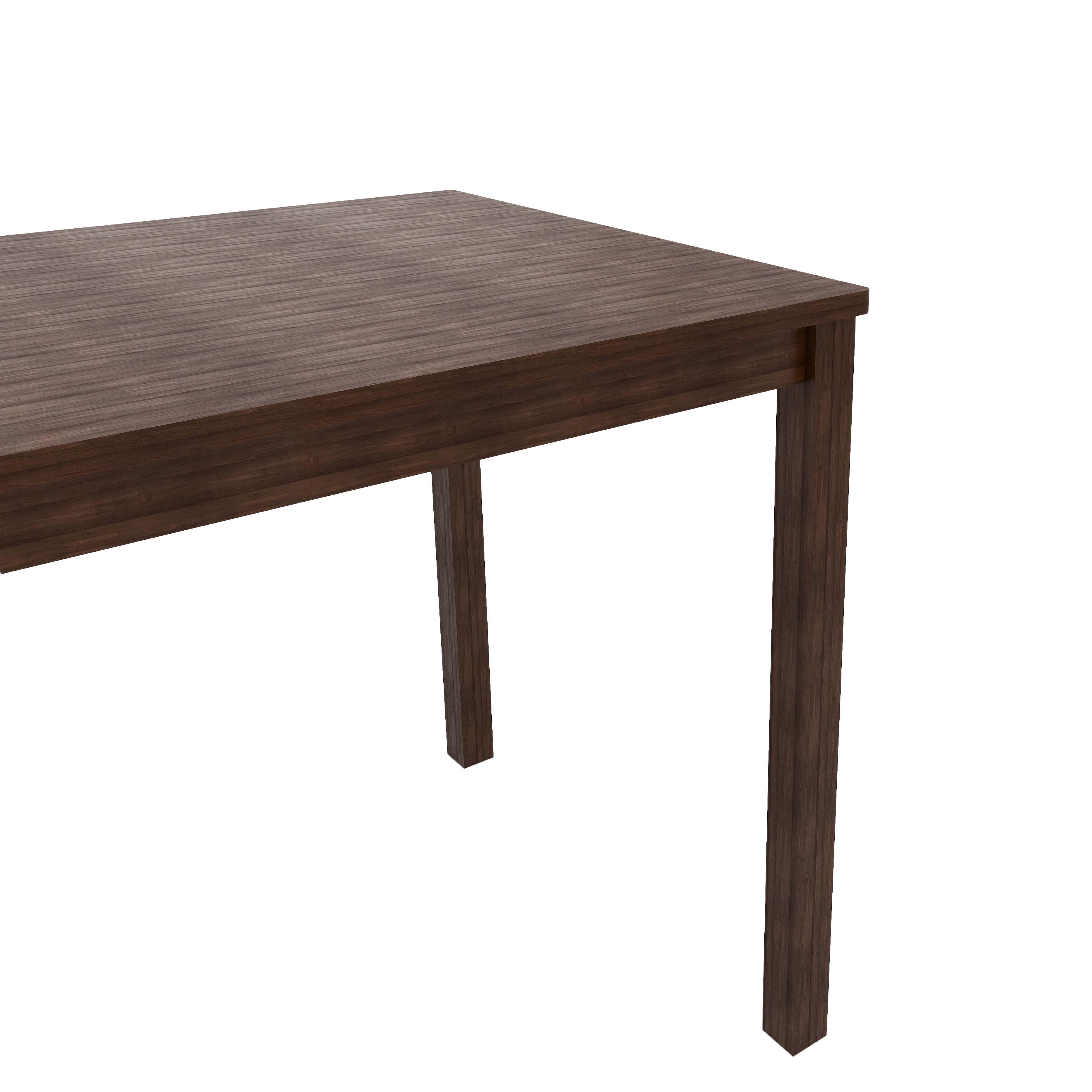 Seattle Starter Dining Set 1+6 (Rubberwood, Dark Cappuccino Finish)