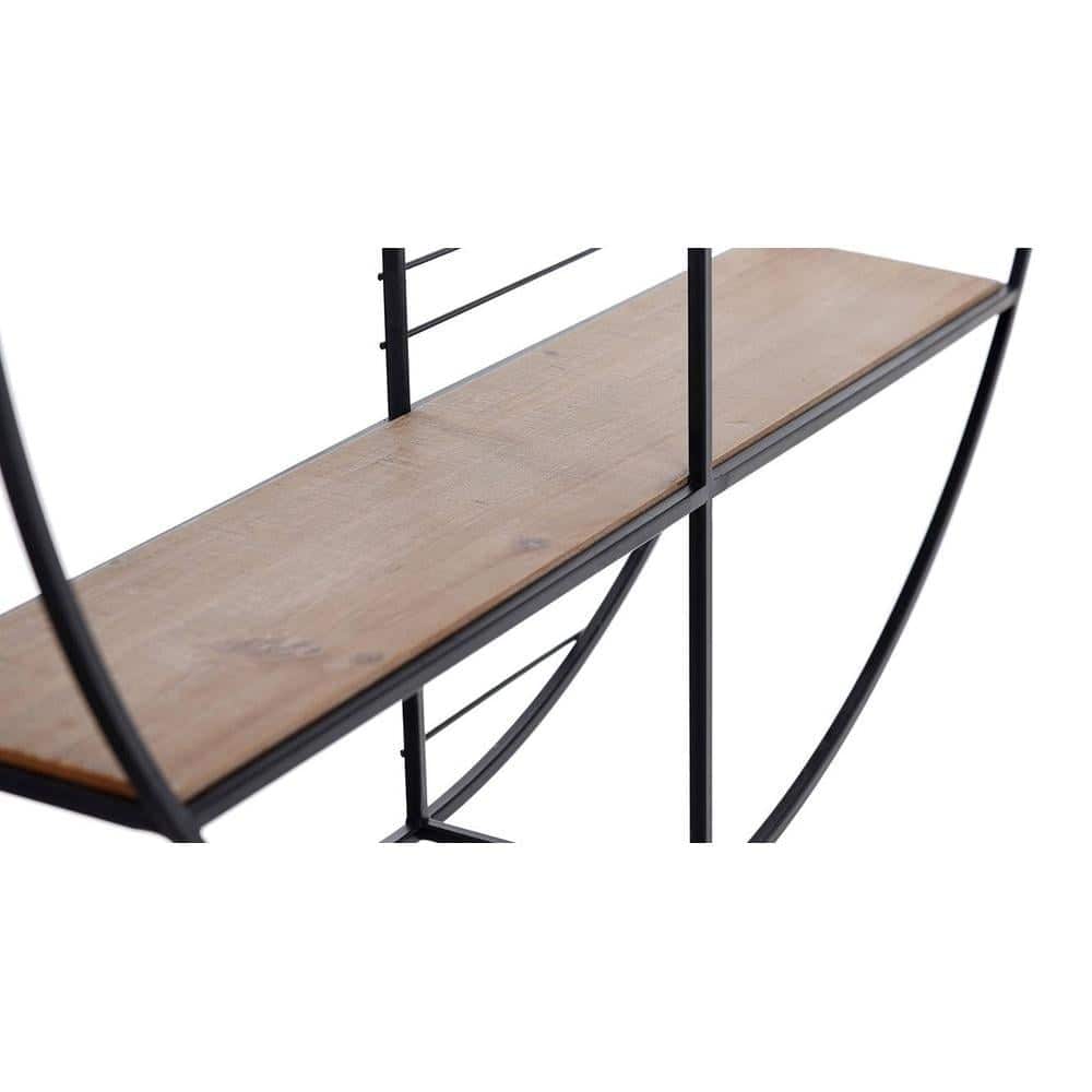 WOODENMOOD Round Wall Rack