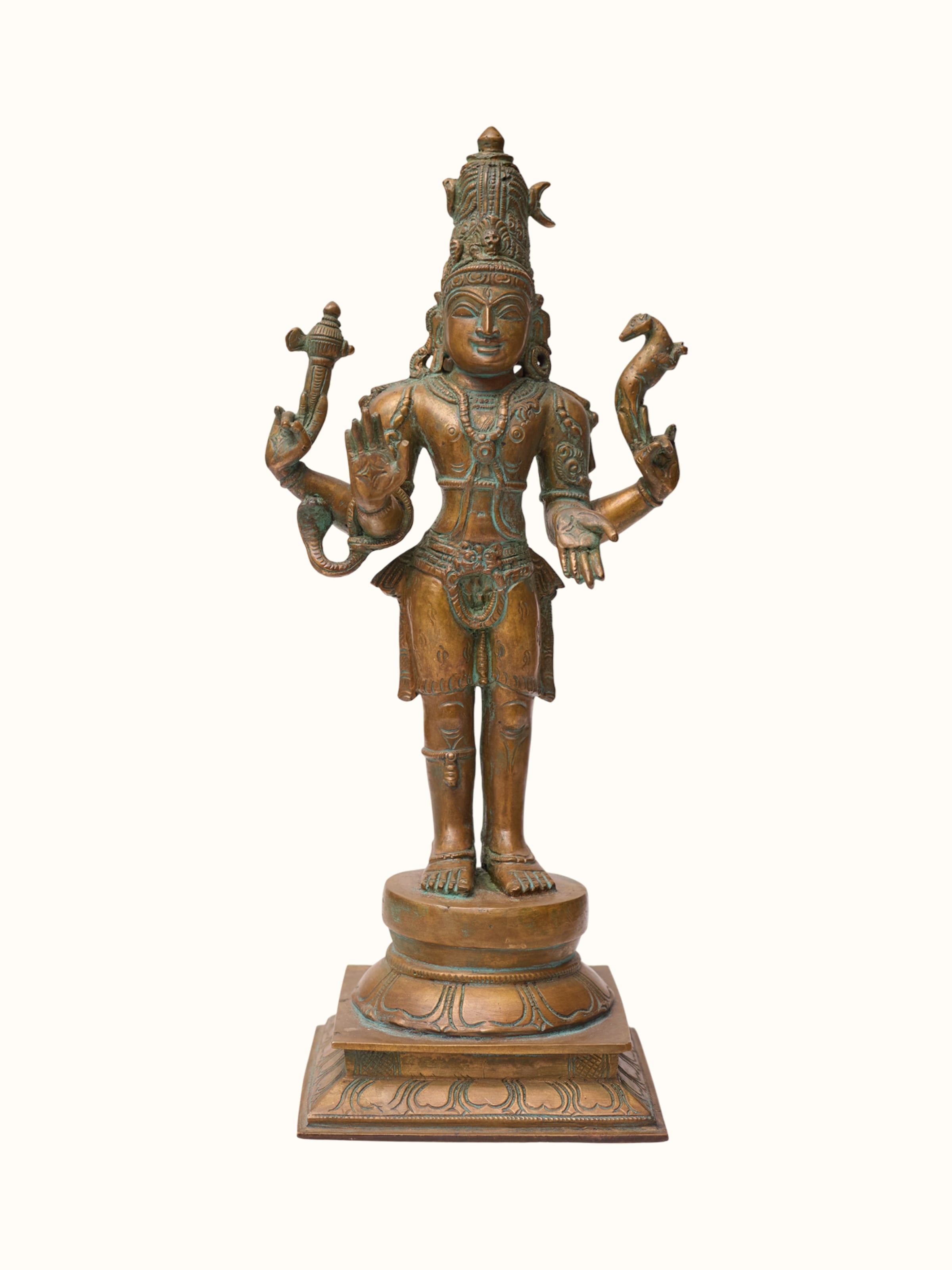 Bronze Cast Shiva Idol
