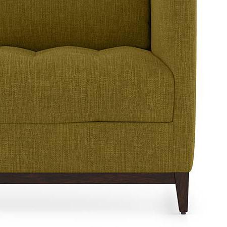 Florence Premium 3 Seater Fabric Sofa in Olive Green Colour