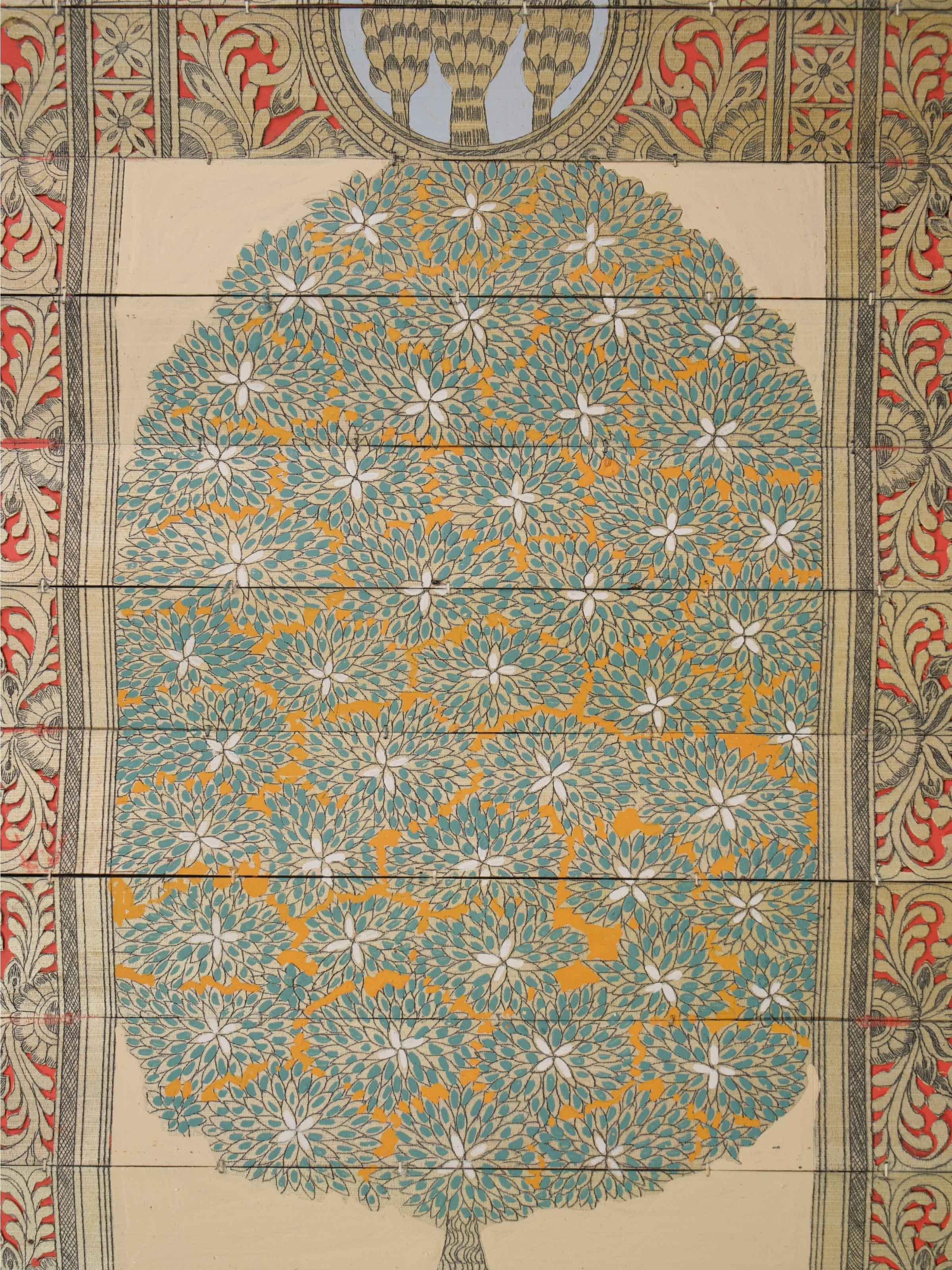 Tree of Palm Leaf Engraving