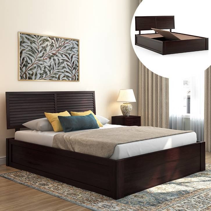 Terence Storage Bed (Solid Wood)