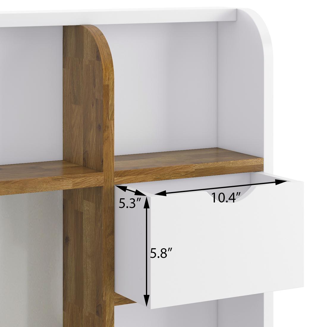 Pinto Engineered Wood Study Table in Two Tone Finish