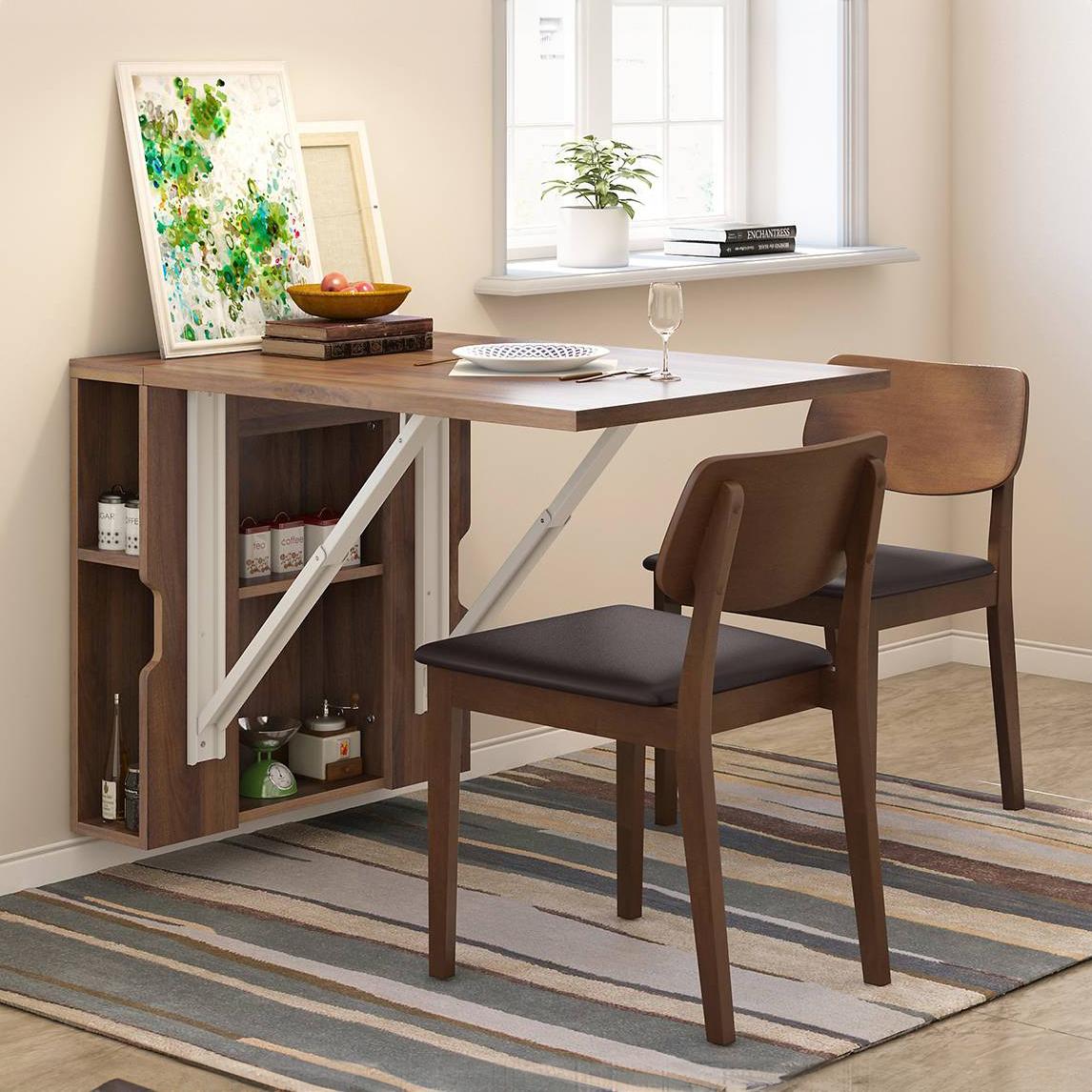 Berkley Breakfast Table in Classic Walnut Finish