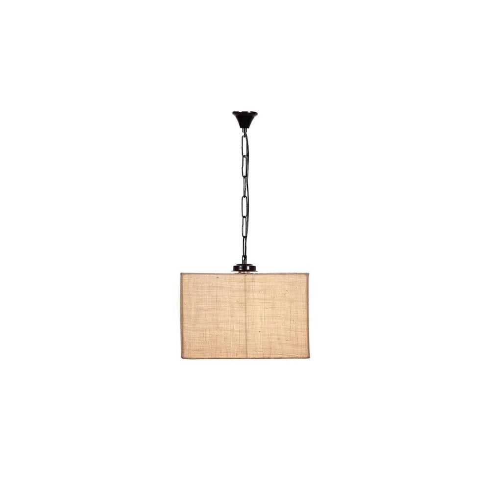 Wells White Natural Fiber Hanging Light