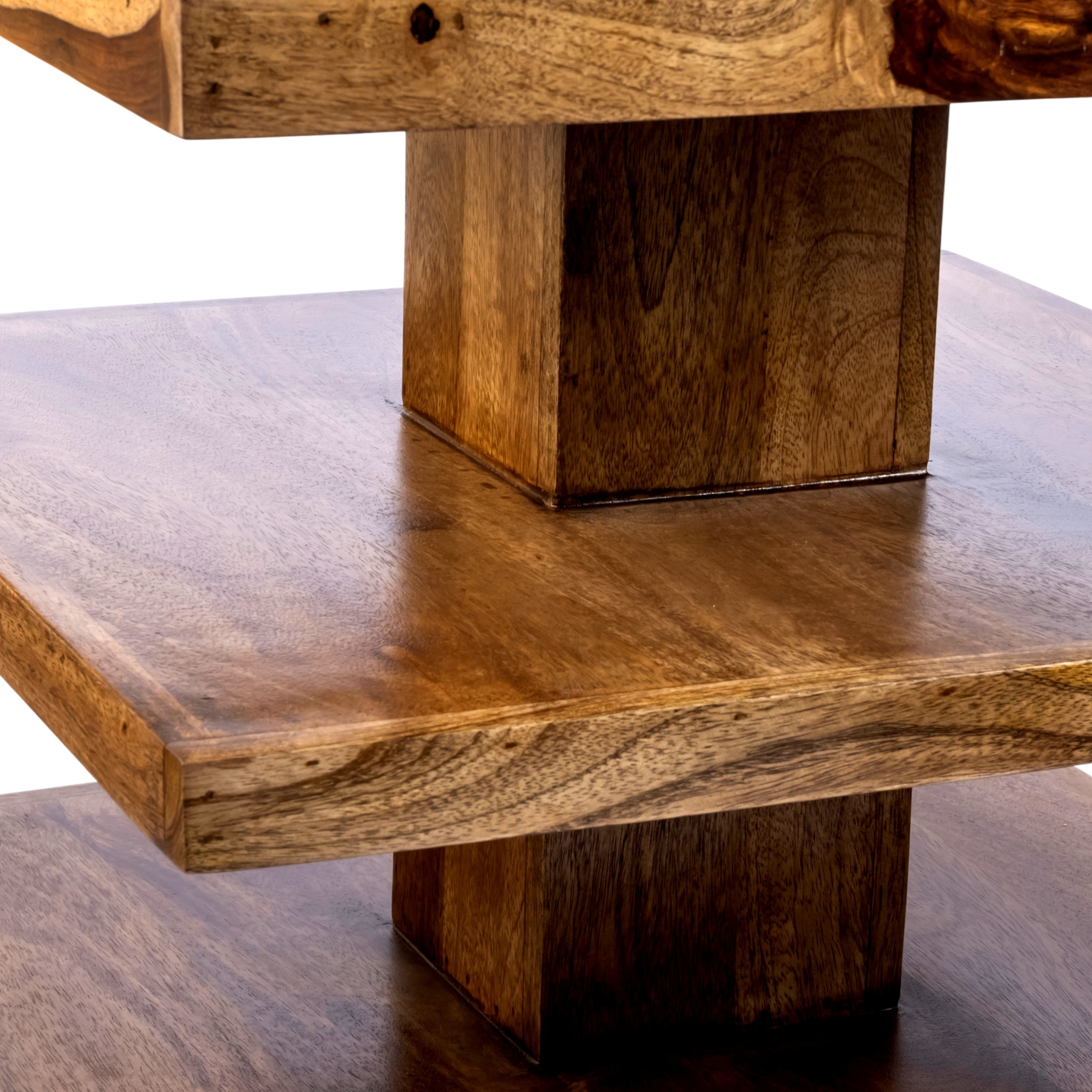 Thames Sheesham Wood Coffee Table In Teak Finish