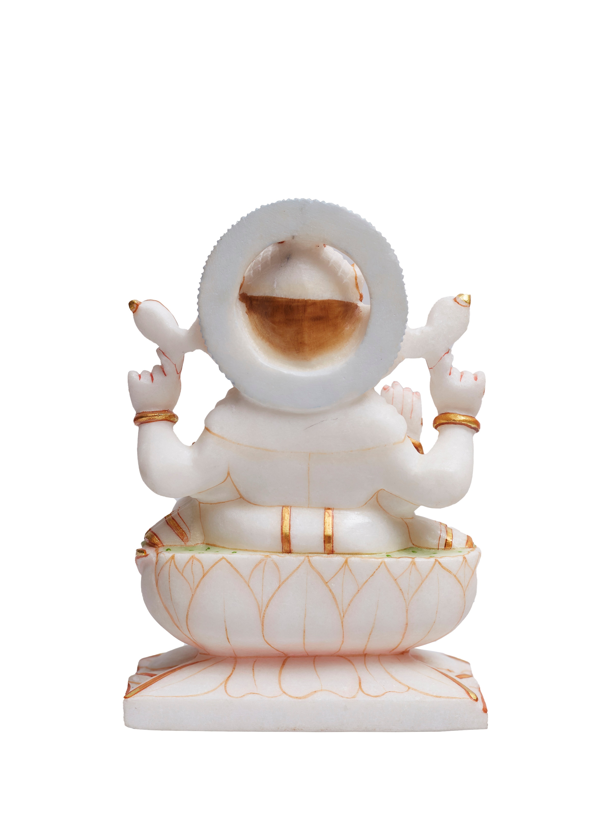 Carved Marble Ganesha Idol