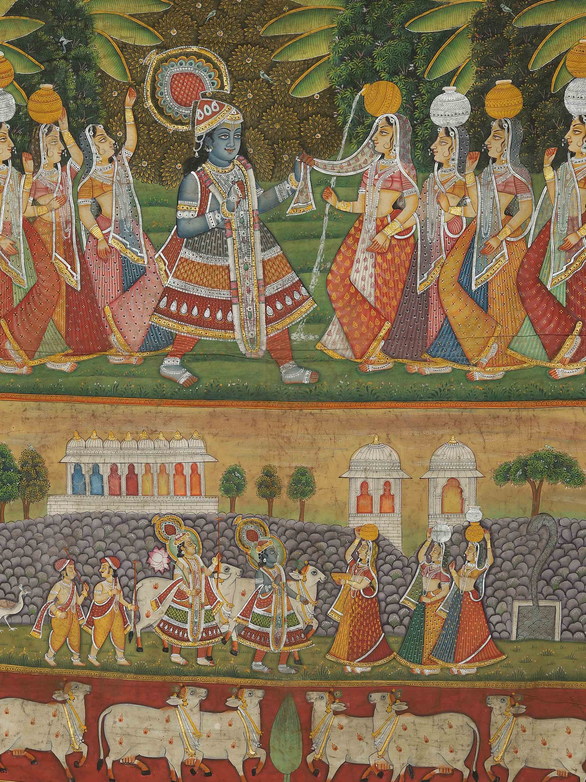 Daan Leela Pichwai Painting