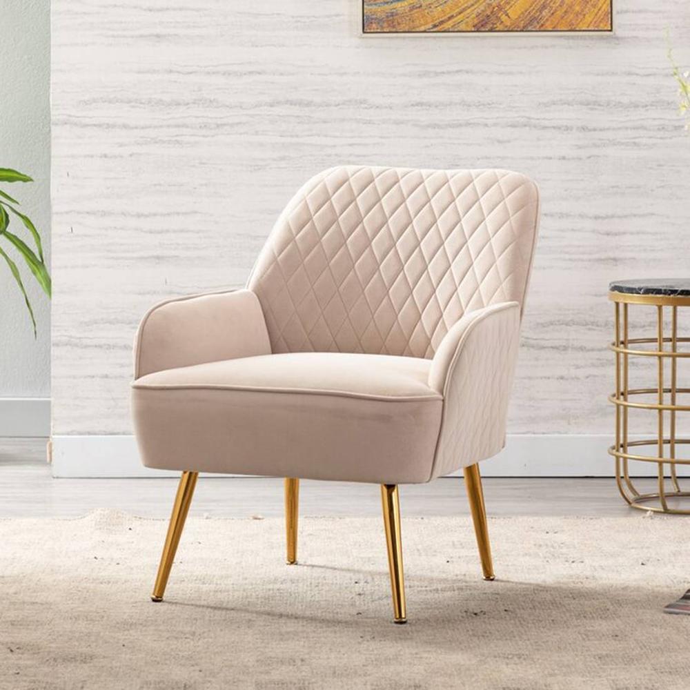Ellie Accent Chair in Cream Colour