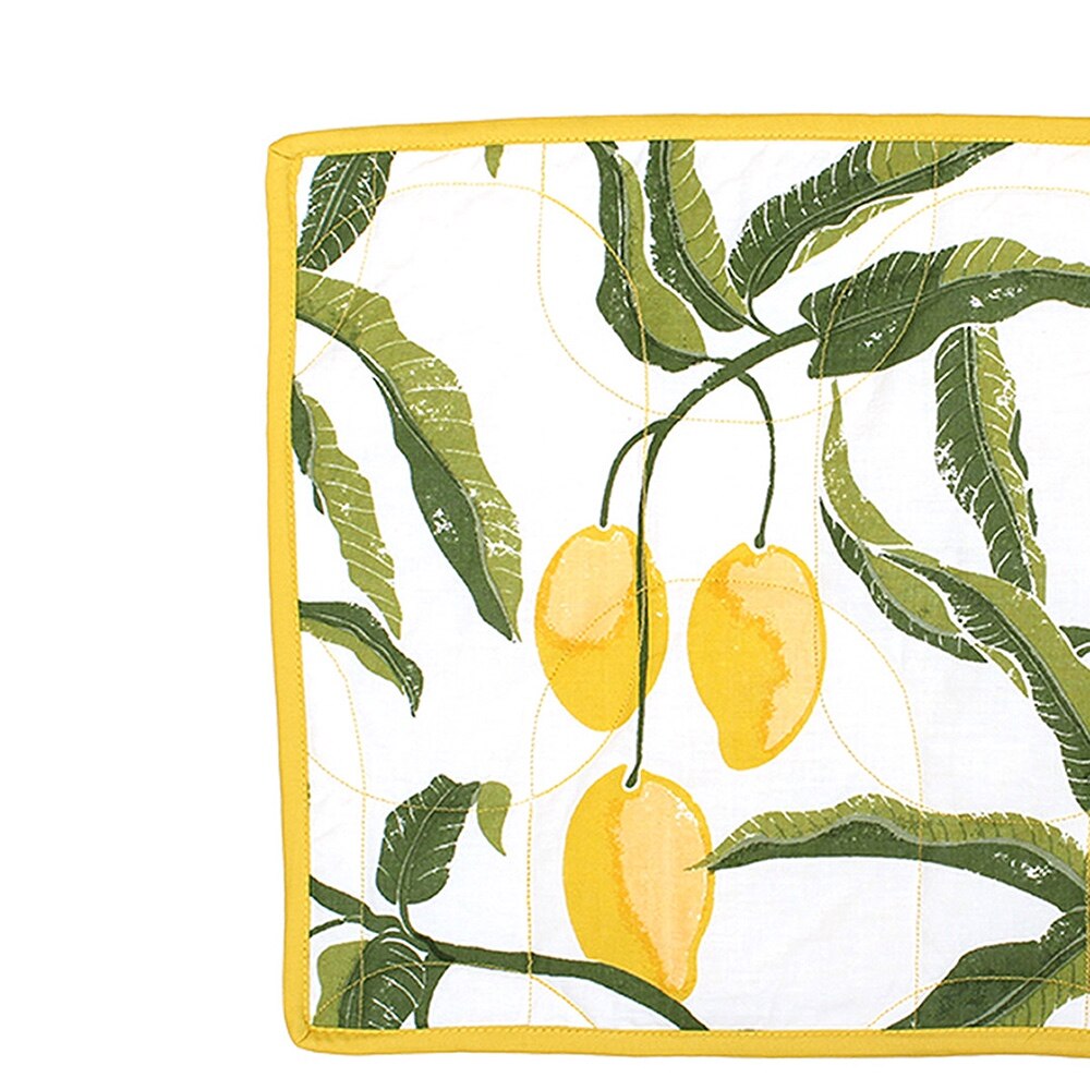 Rasaal Set Of 2 Placemats With Yellow Colour