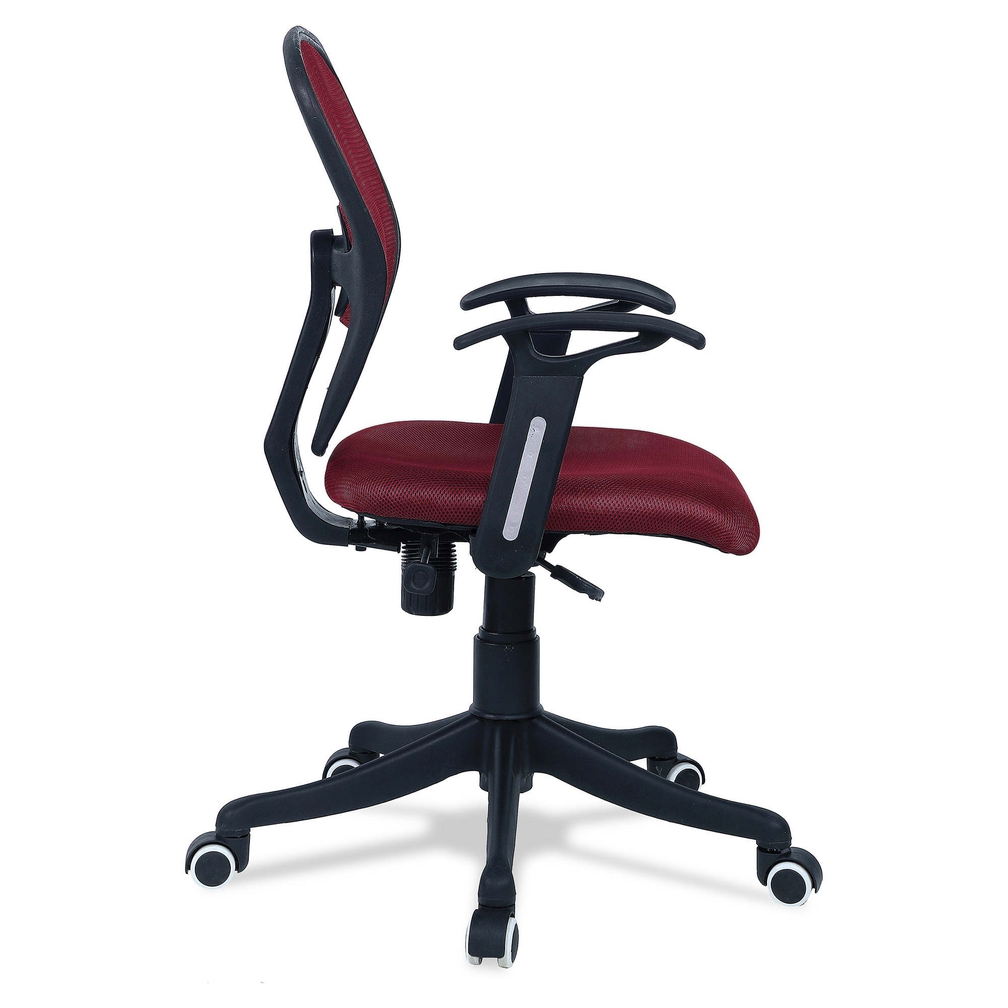 Aaeroa Low Back Ergonomic Chair in Maroon Colour
