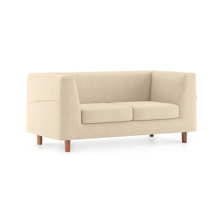 Rubik Premium 2 Seater Fabric Sofa in Birch Beige Colour