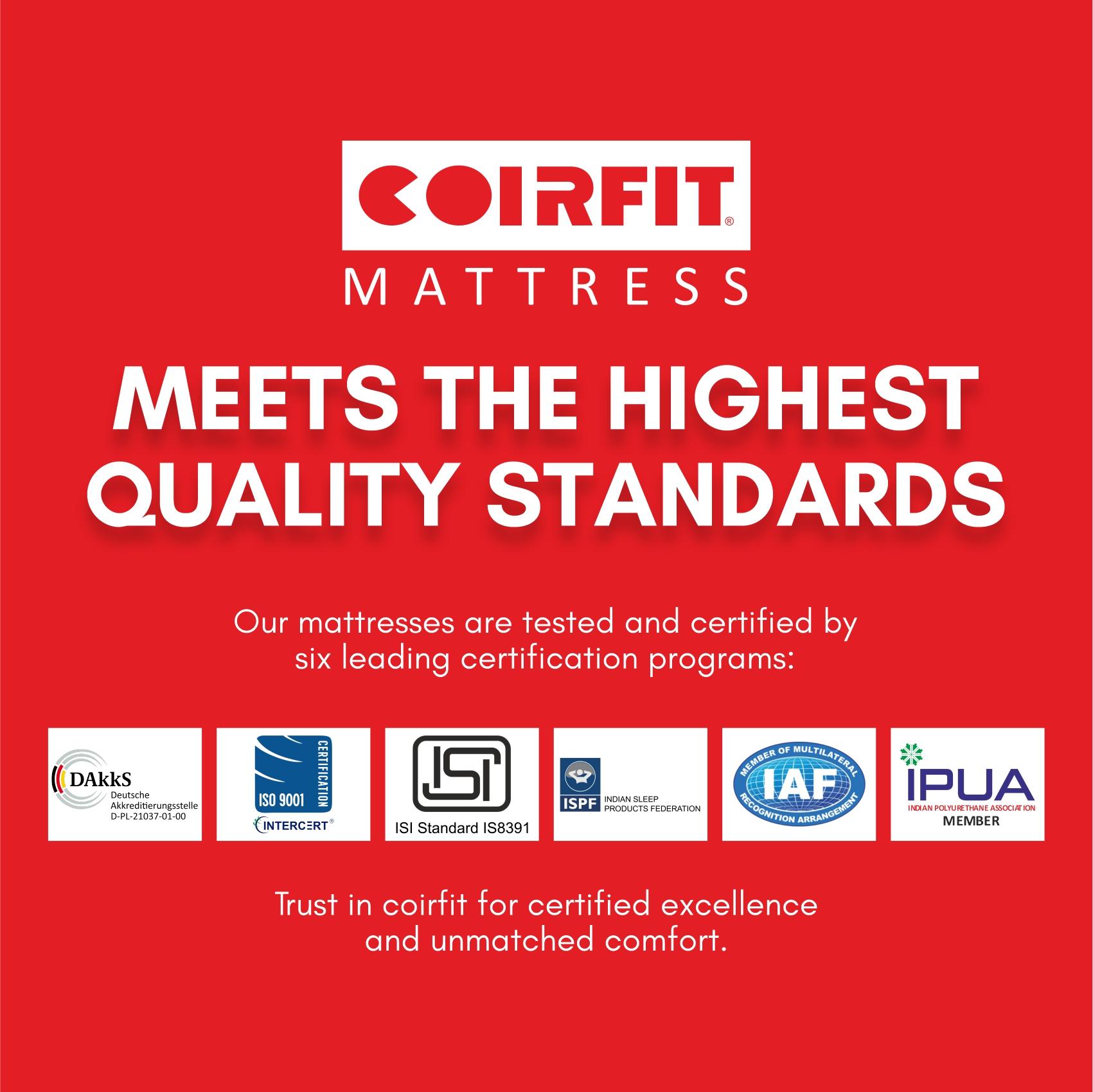 Health Spa Air Dual Comfort With SRTX Technology 5 Inch King Size Bonded Foam Mattress (84X72 Inches), Infused Cool Gel, NASA Approved Memory Foam, All Side Quilted