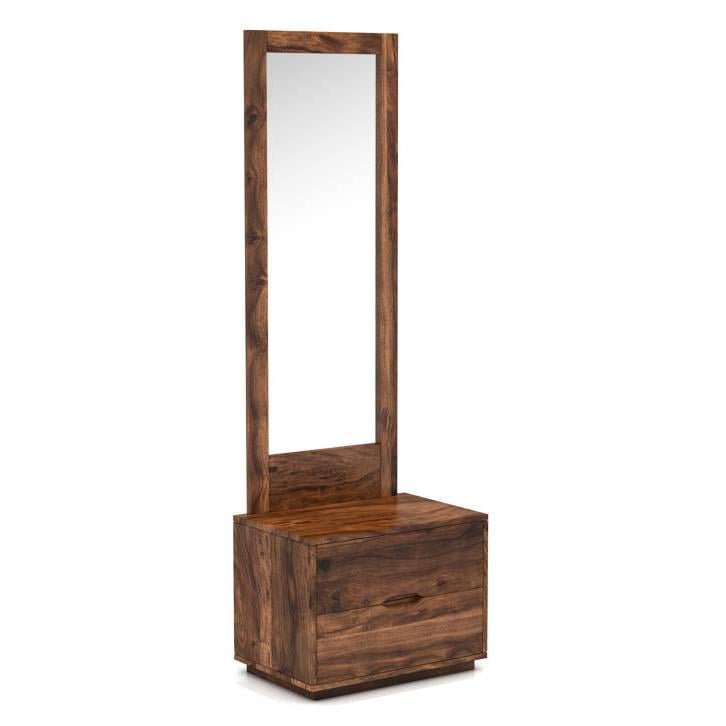 Zephyr Solid Wood Dressing Table in Teak Finish