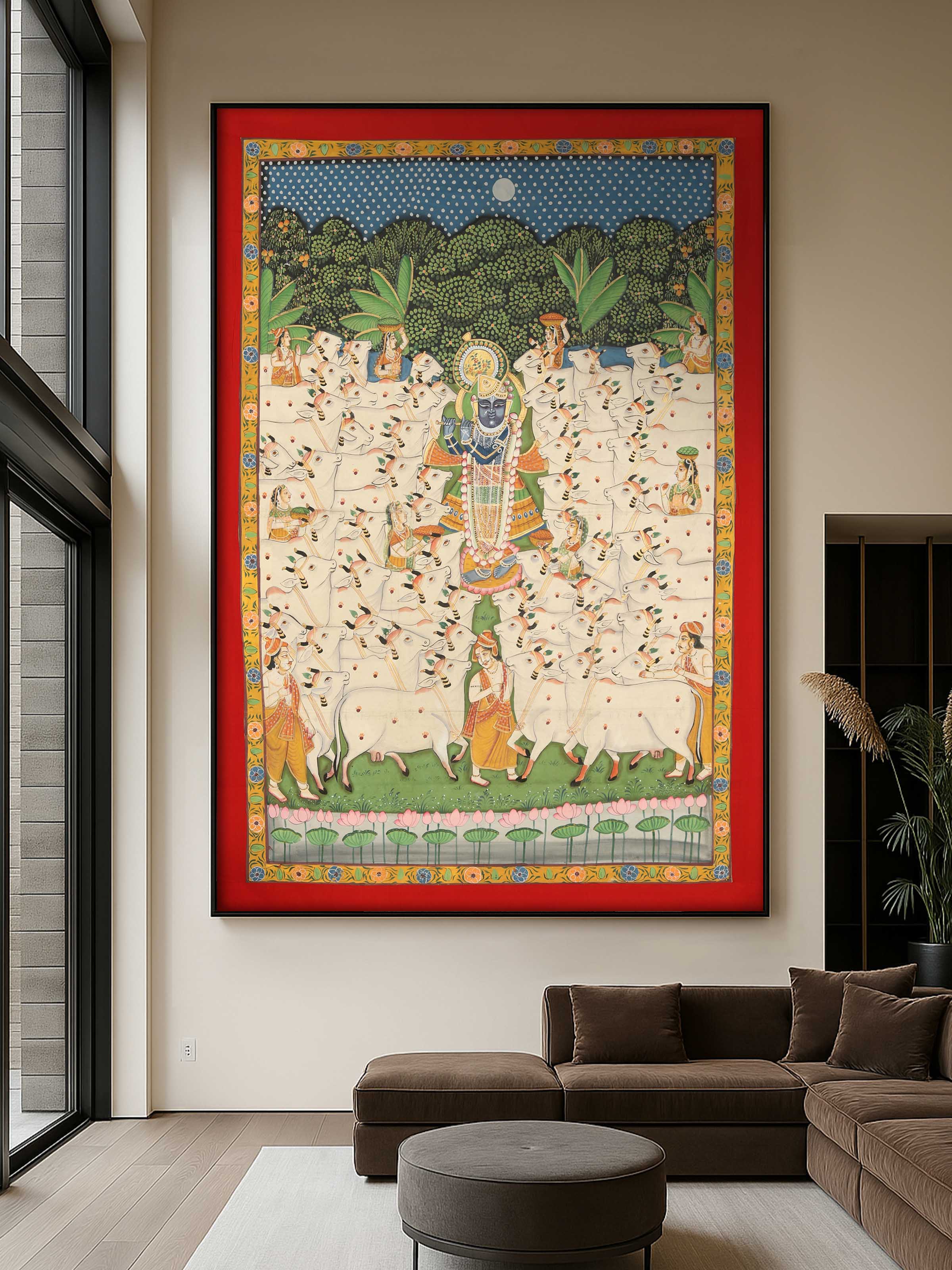 Gopashthami Pichwai Painting