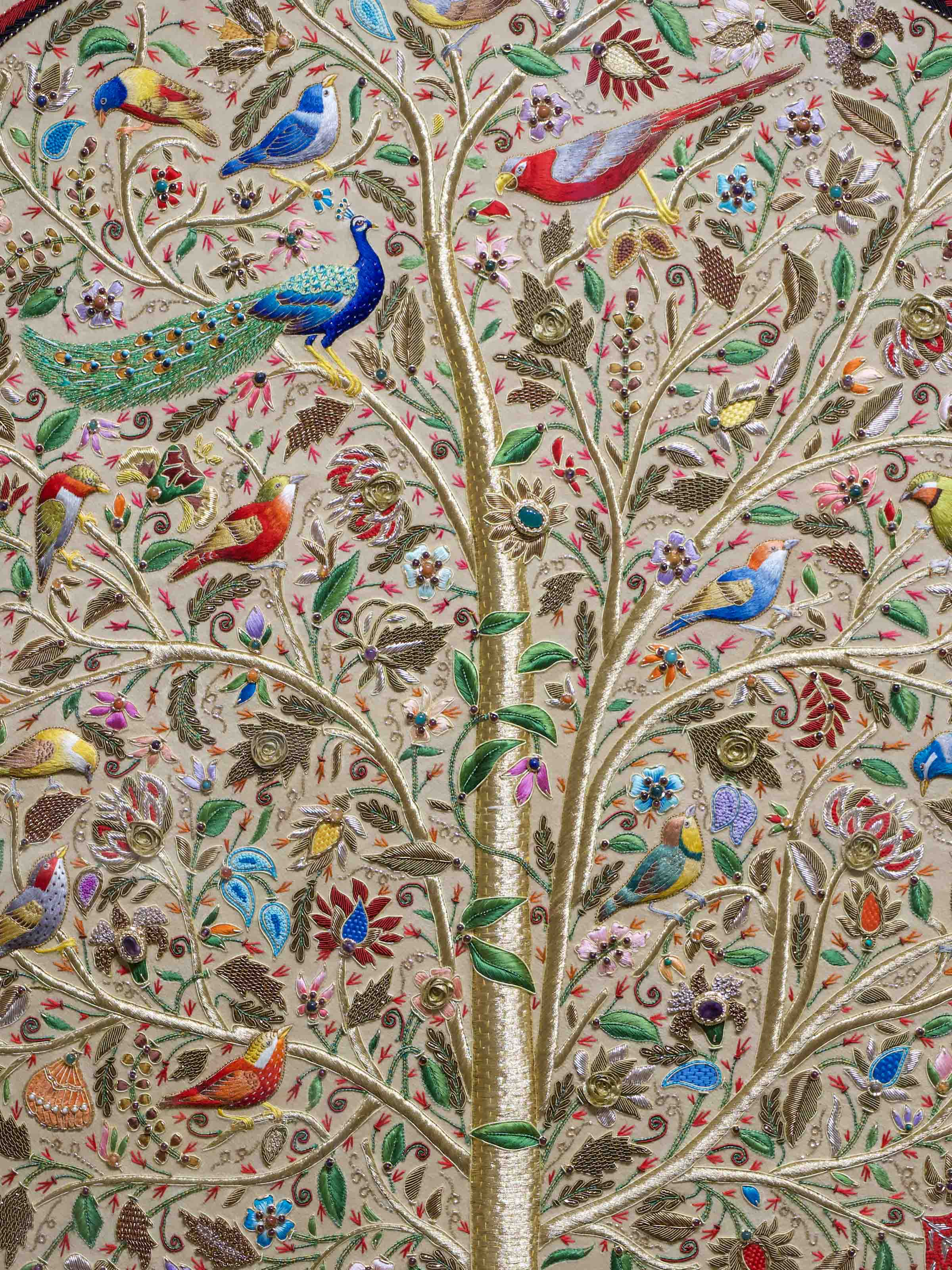 Tree of Life Zardozi Wall Hanging