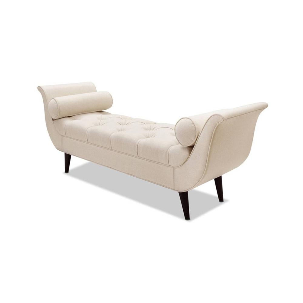 Foten 2 Ottoman with Storage Color in Cream