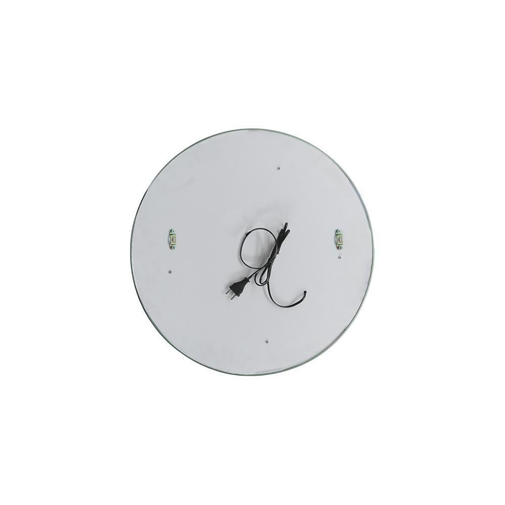 Aluminium LED Circle Decorative wall mirror by elegant arts and frames (Mirror size 800 mm)