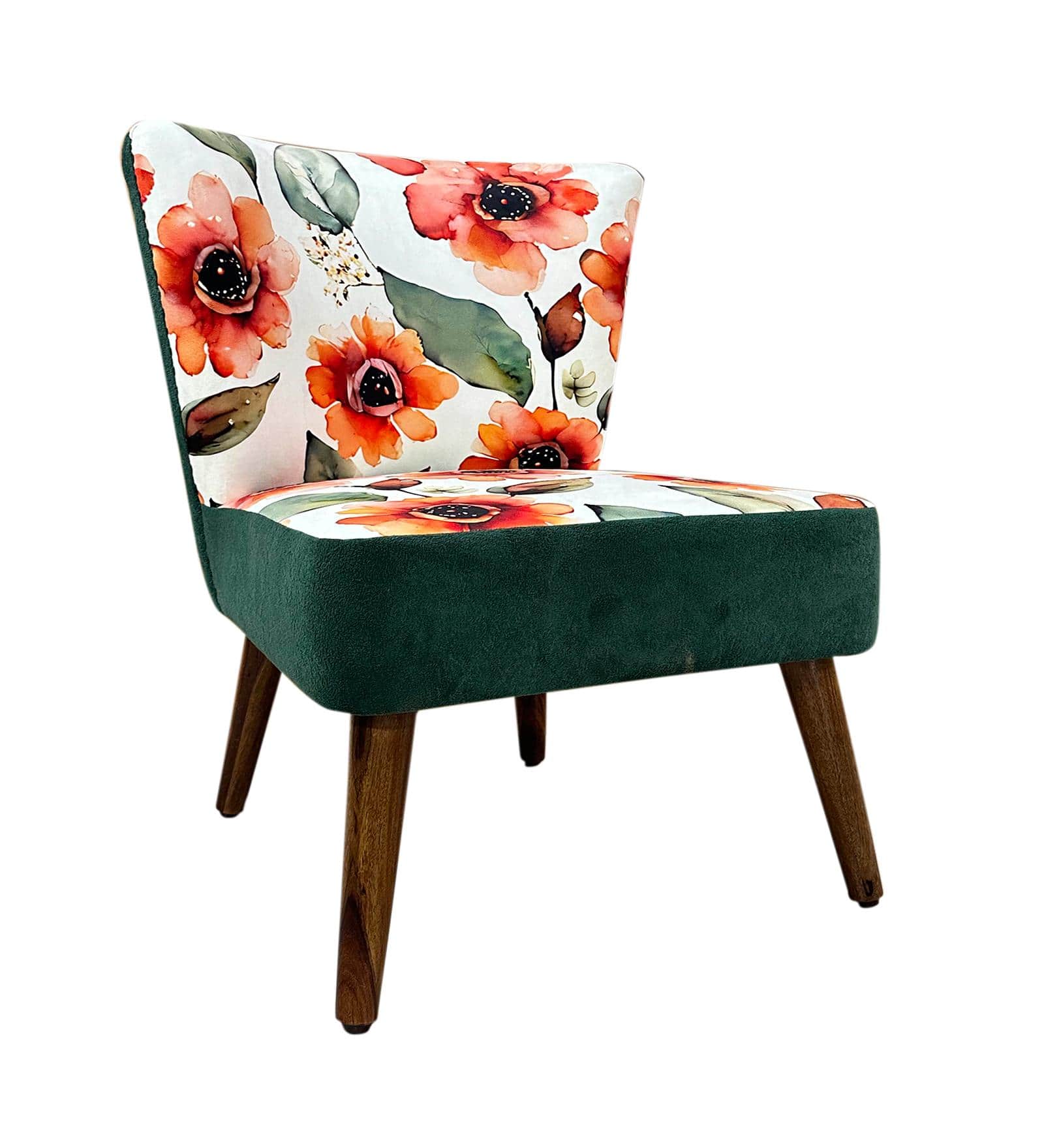 Rowan Accent Chair with Flower Print