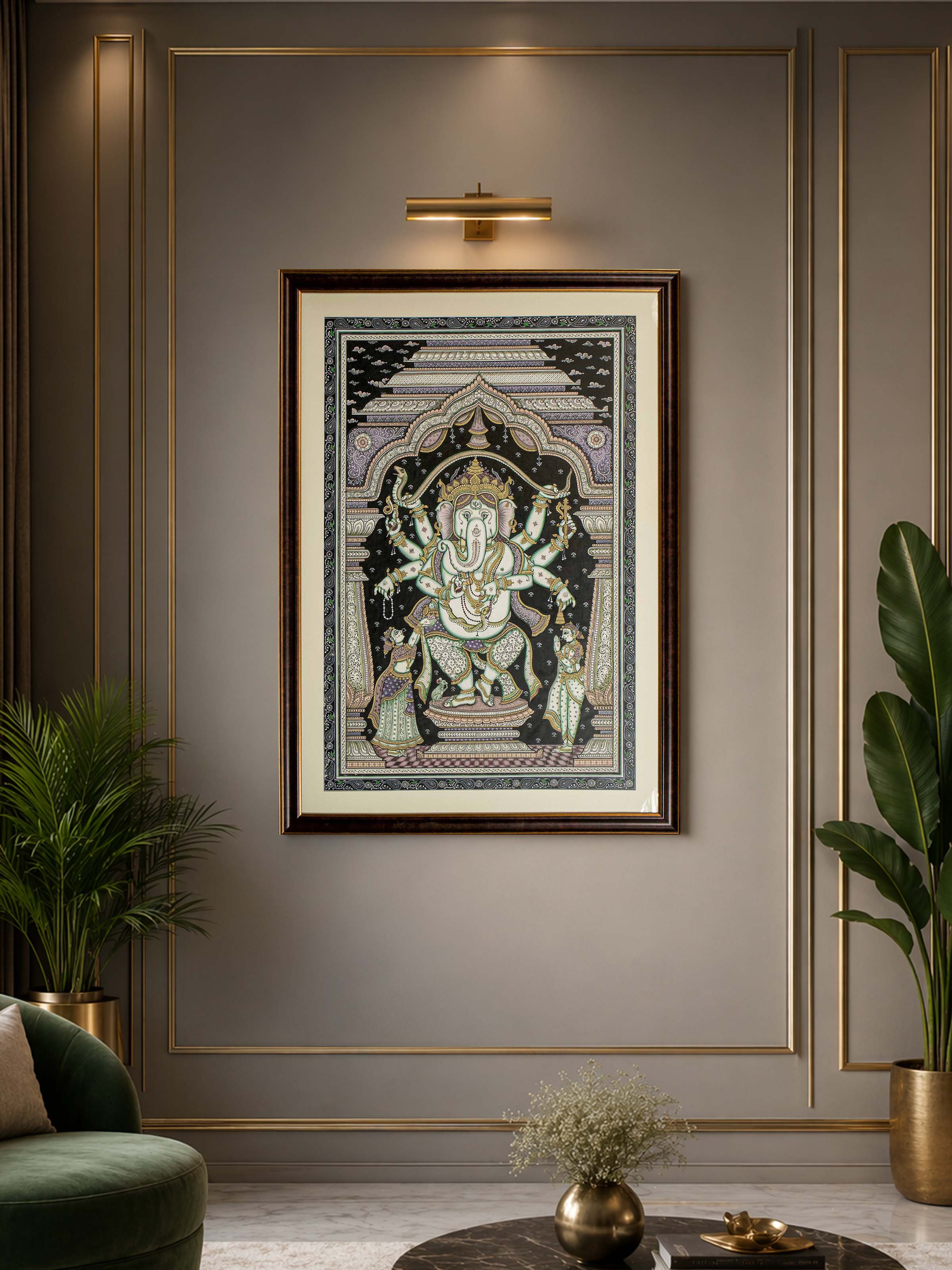 Ganesha Pattachitra Painting