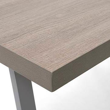 Twain Engineered Wood Study Table in Cherry Melamine Finish