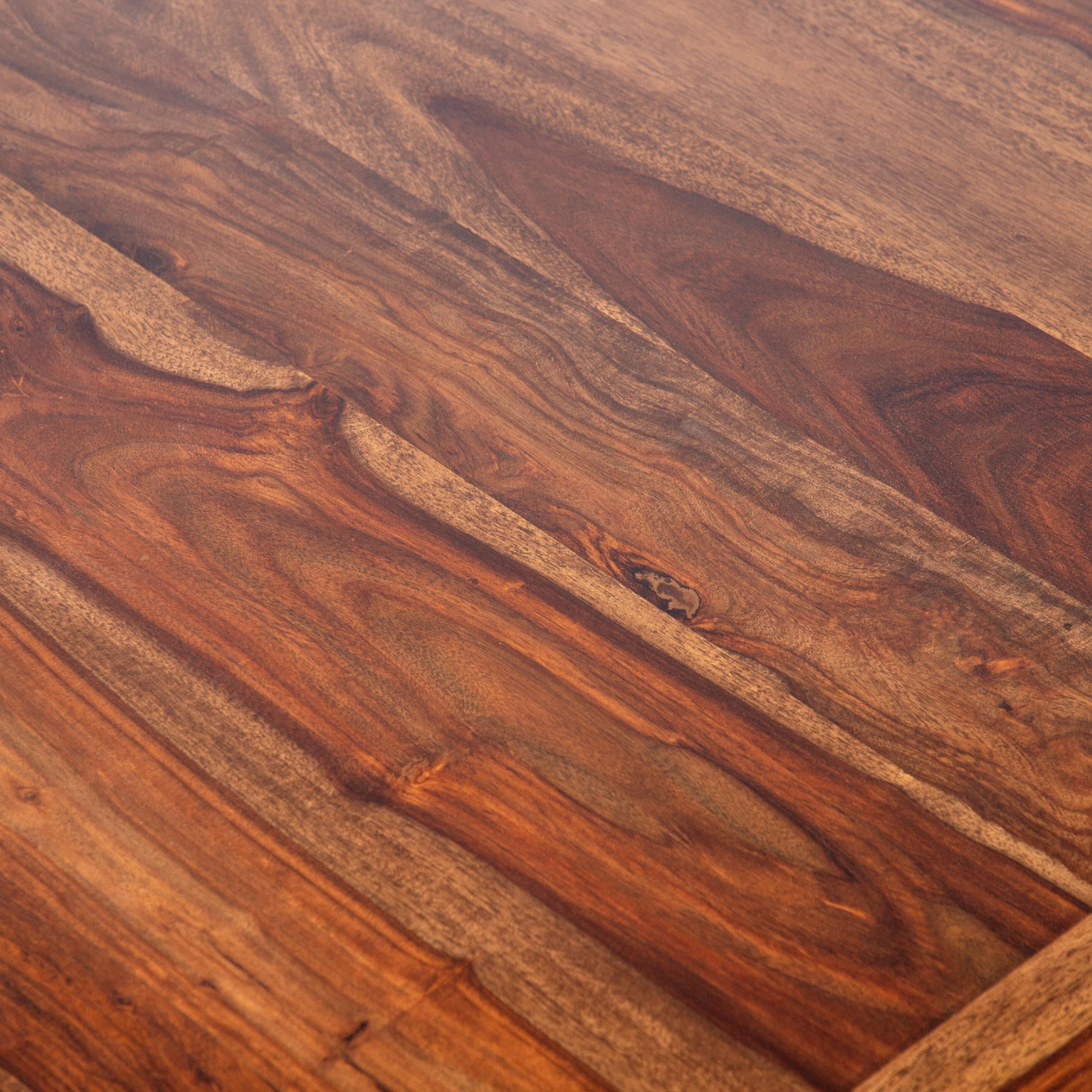 Montreal Sheesham Wood Coffee Table In Teak Finish