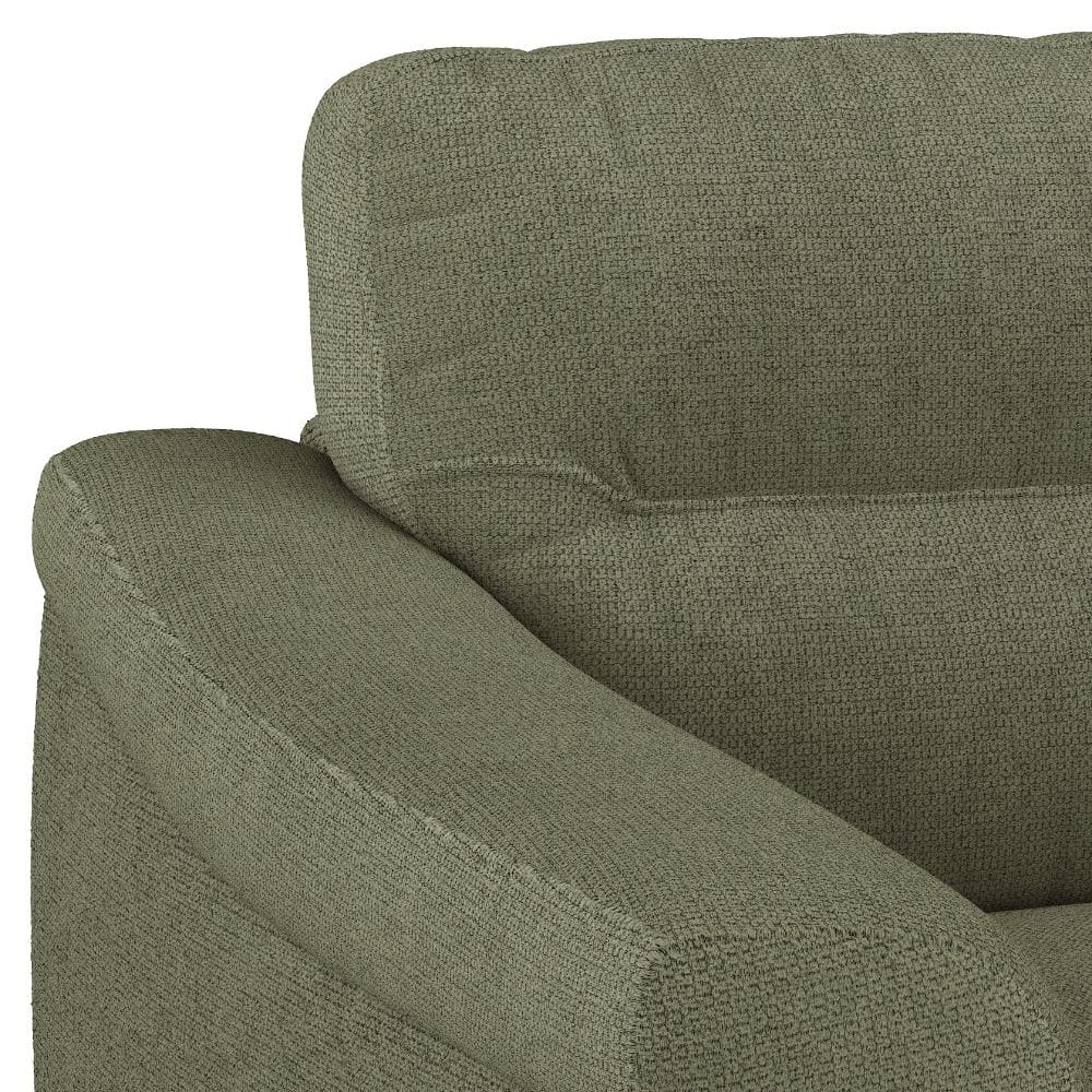 Colby 2 seater Fabric Sofa in Forest Green