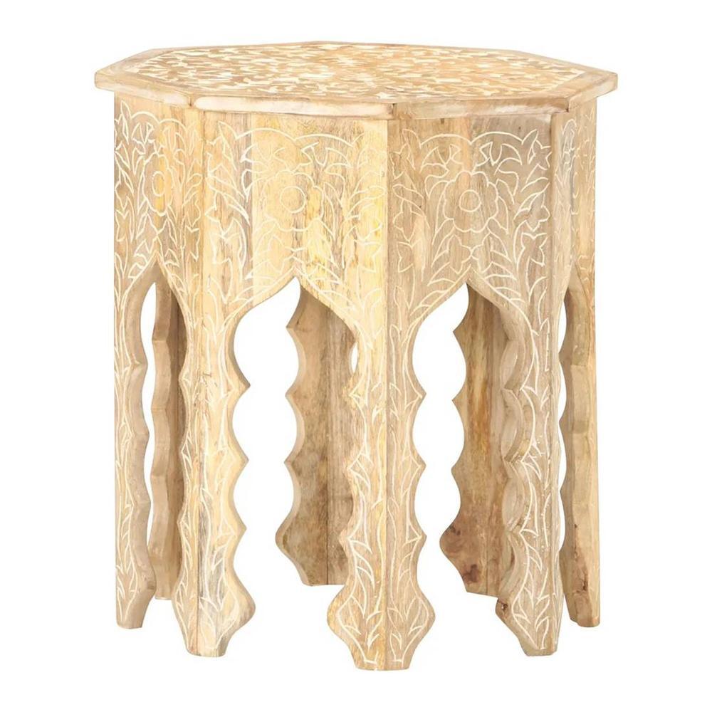 Shawndelle Solid Wood Side Table