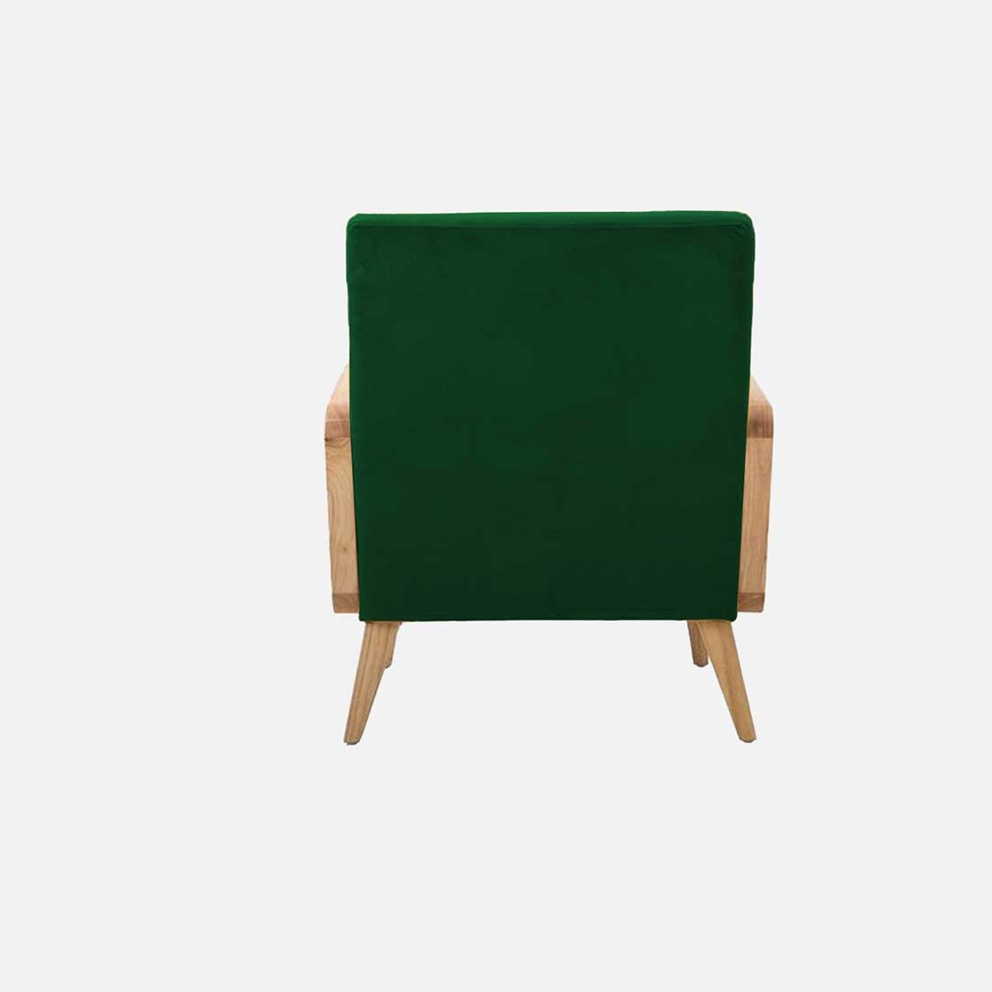Evant Ratan Accent Chair in Green Colour