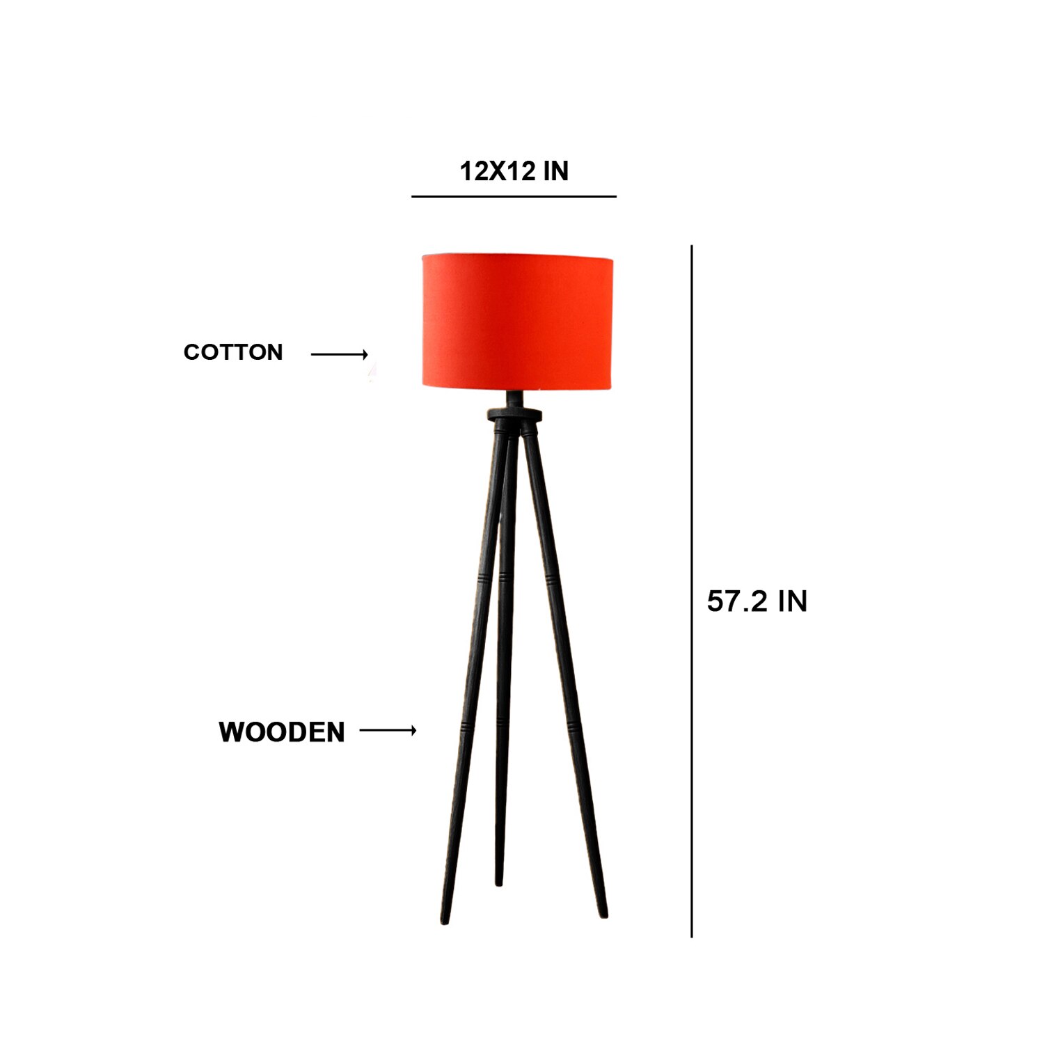 Devansh Tripod Floor Lamp