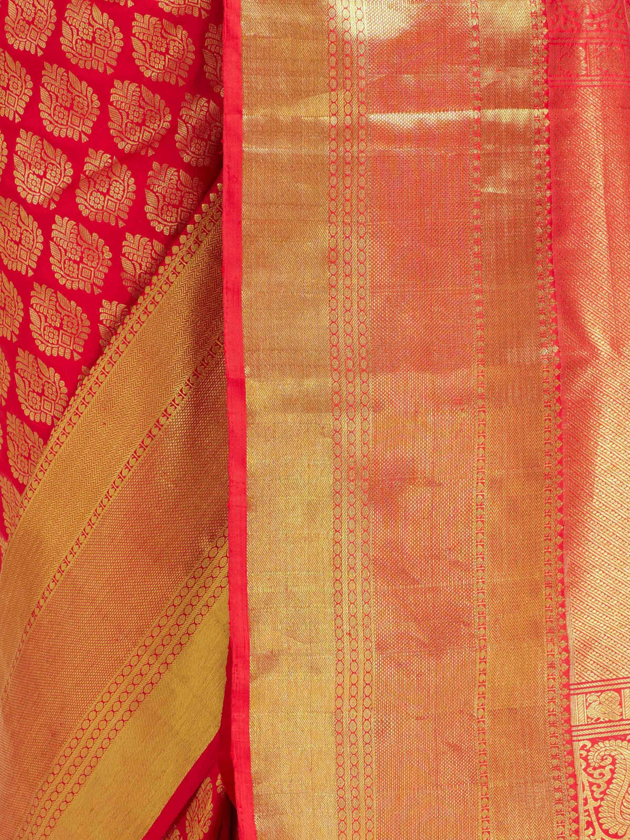 Red Silk Dharmavaram Saree