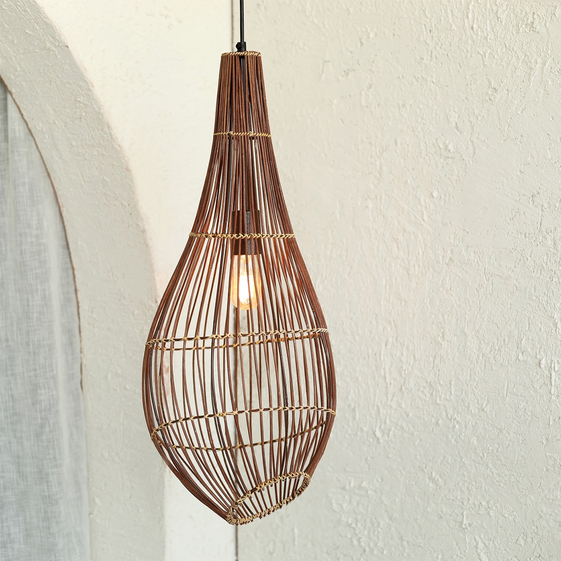 Floo Handcrafted Tall Hanging Lamp