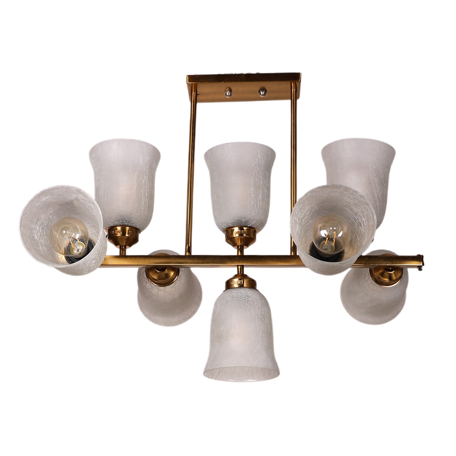 Devansh Gold Wall Mounted Lamp With Black Cotton Shade