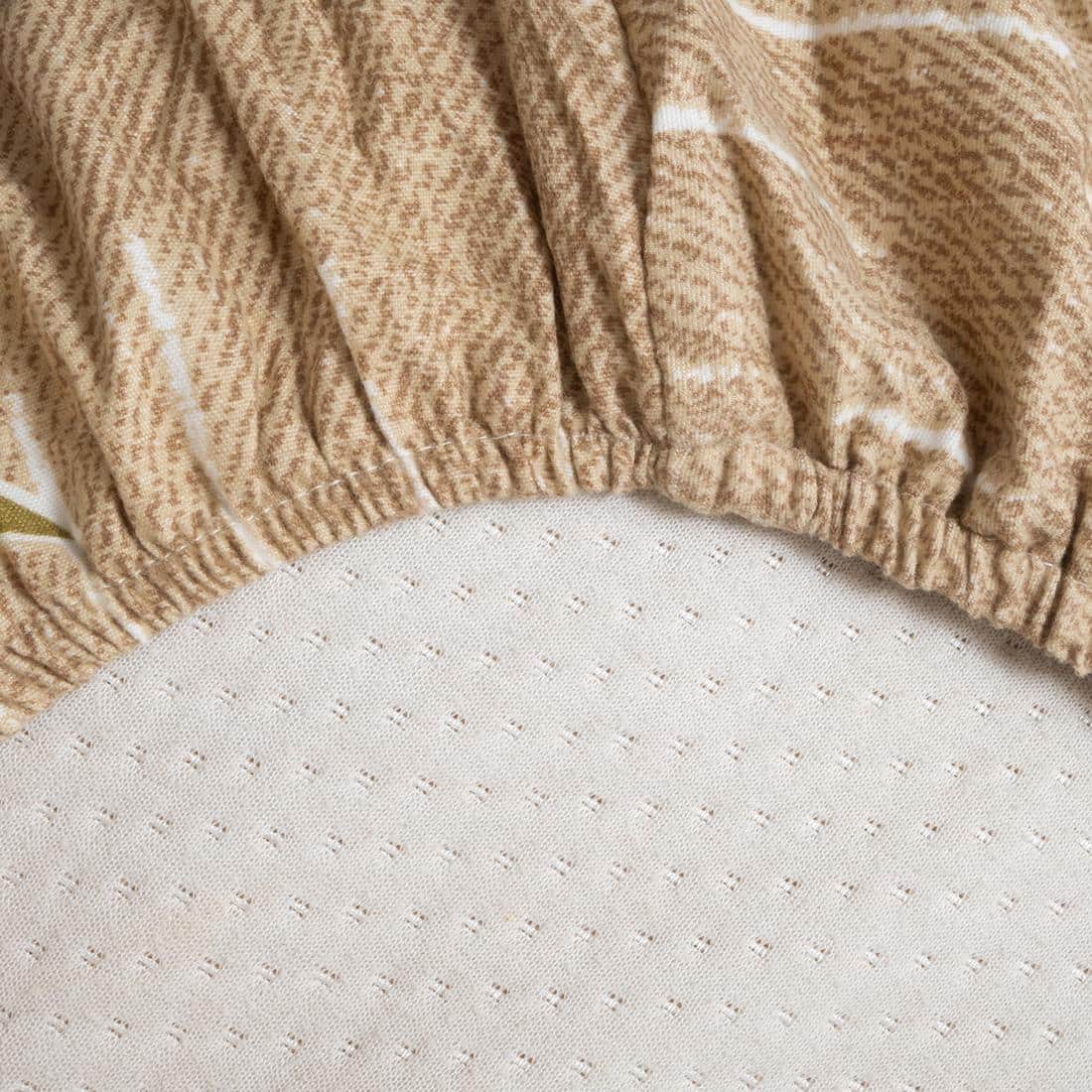 High Quality Cotton mix Double bed Fitted Bedsheets 250cmsx 230 cms ( Pillows 46 x 49 cms)