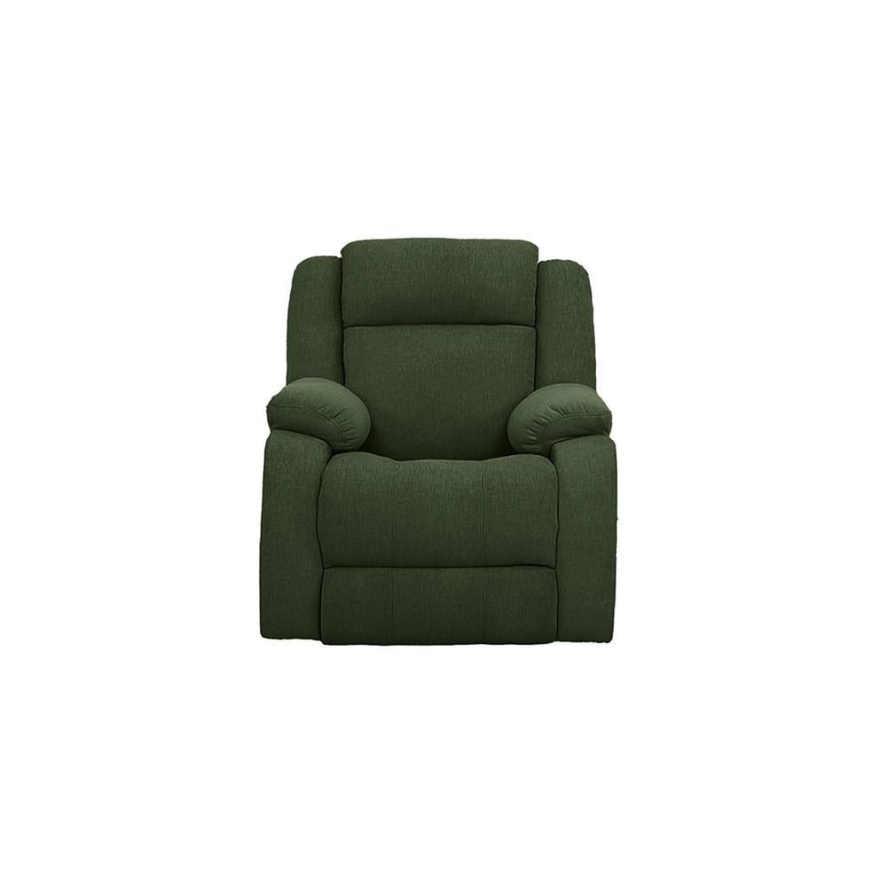 Avalon Fabric One Seater Motorized Recliner in Sap Green Colour
