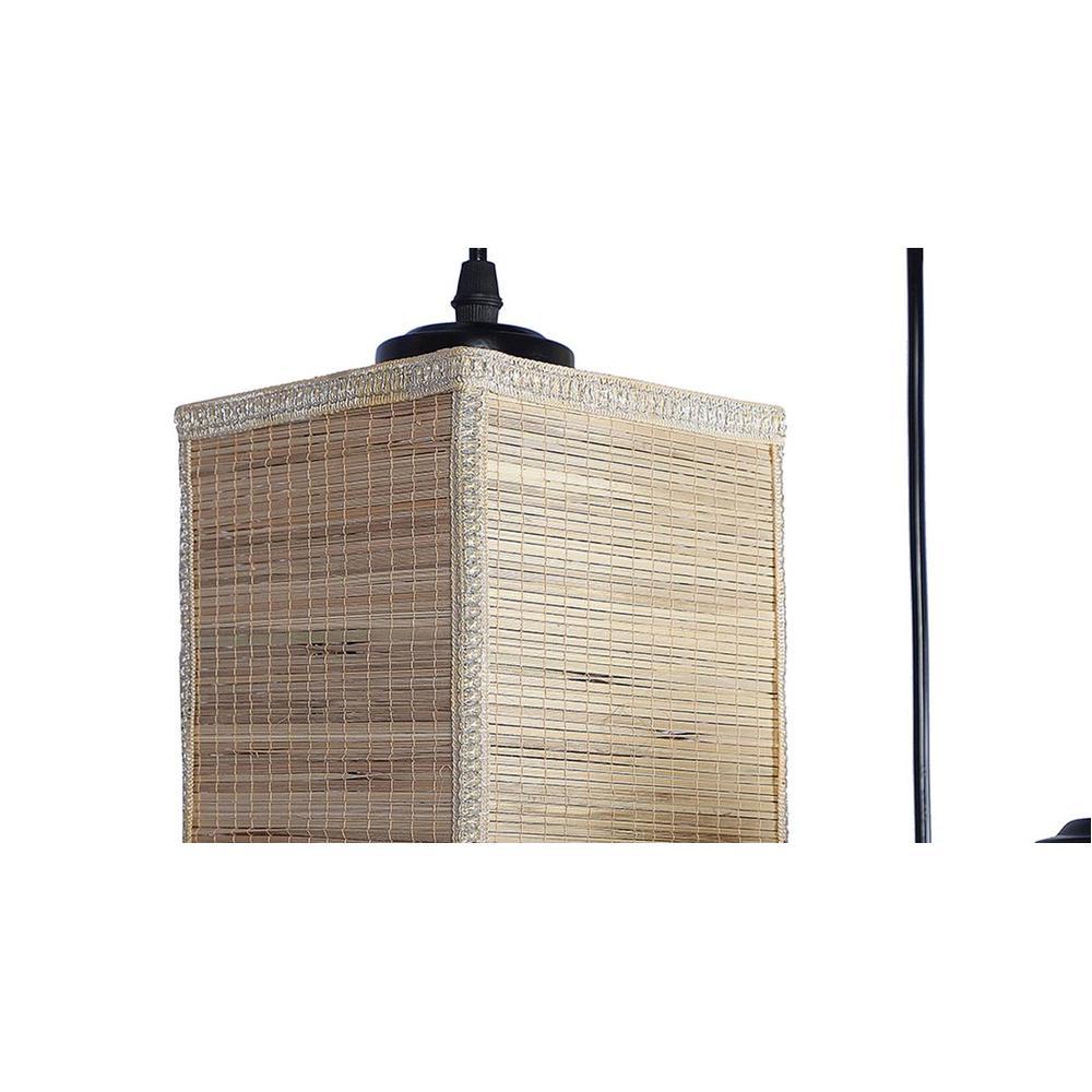 Kasen Beige Bamboo Cluster Hanging Light