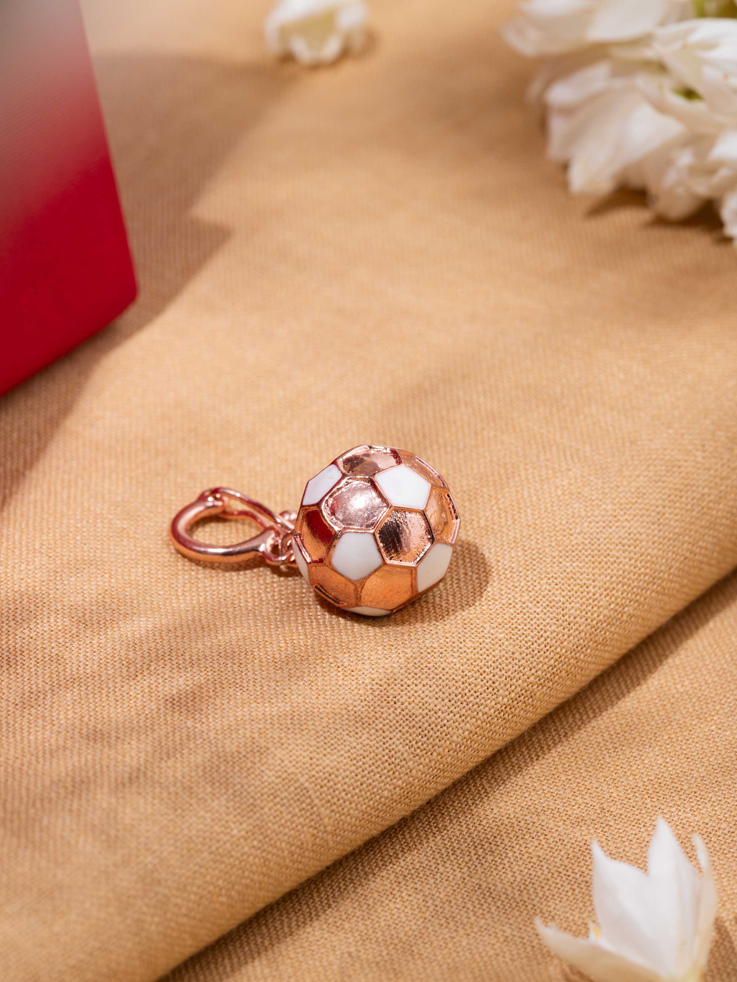 Second lifestyle view of silver pendant showcasing how it pairs with ethnic jewelry