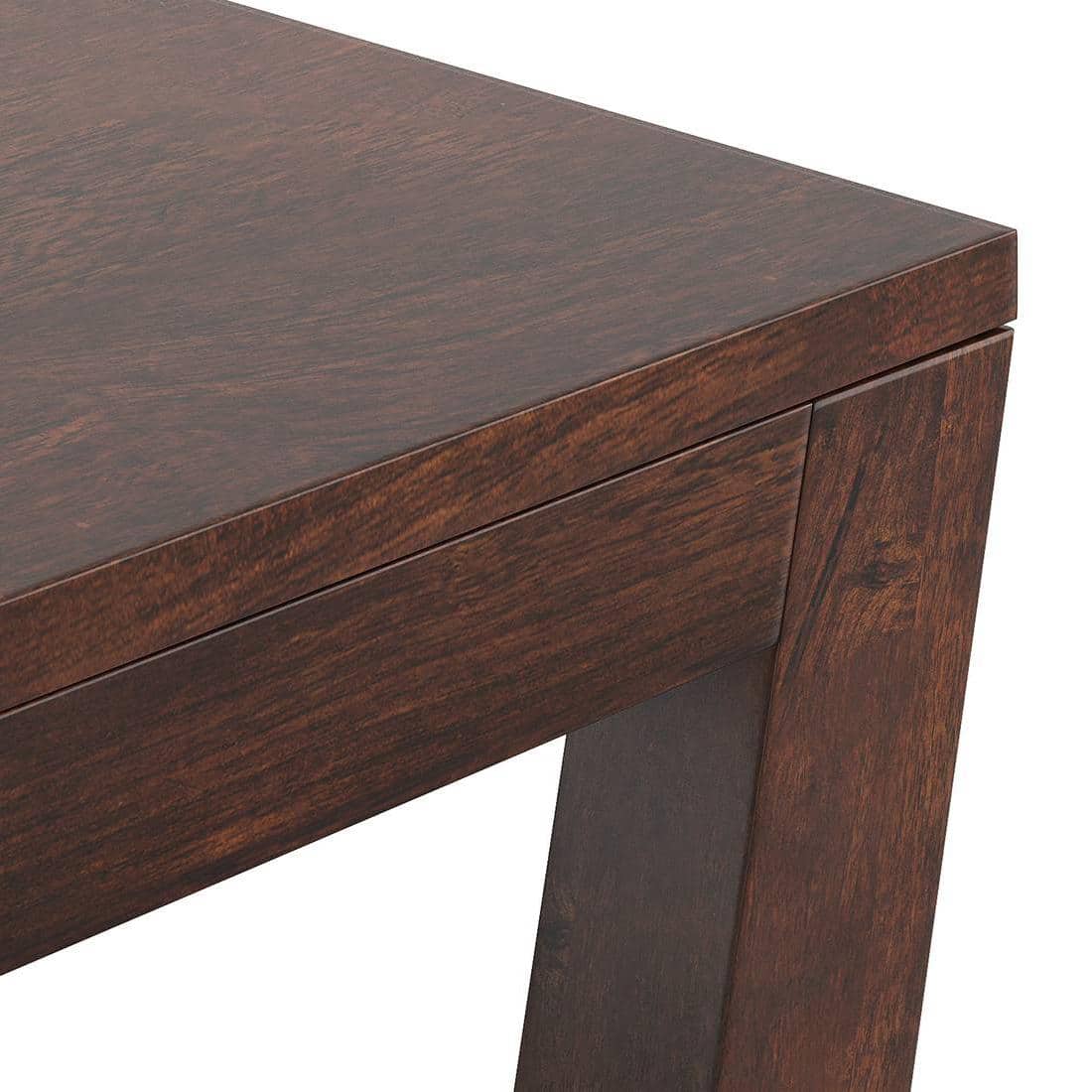Caprica Dining Bench In Mango Walnut Finish