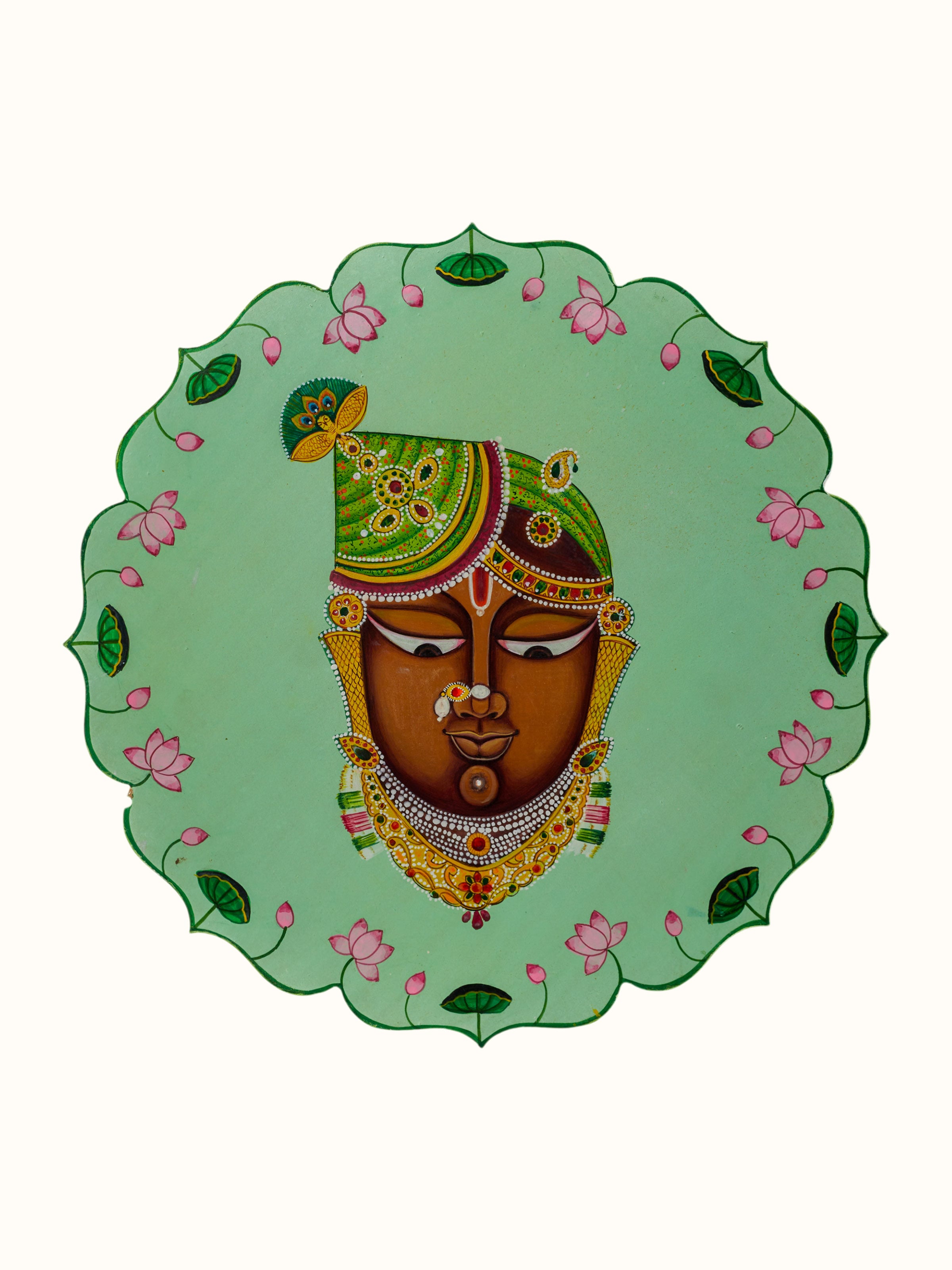 Pichwai Display Plate