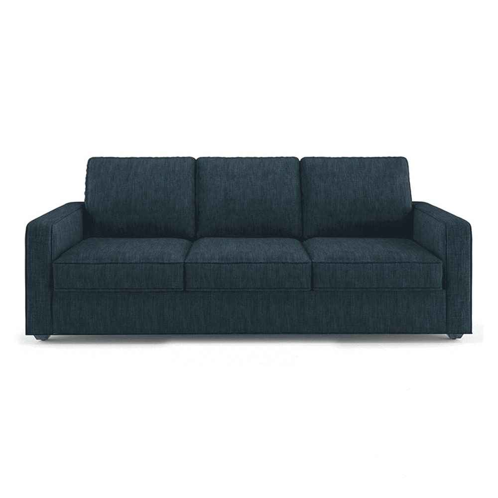 Apollo 3 Seater Fabric Sofa in Indigo Blue Colour