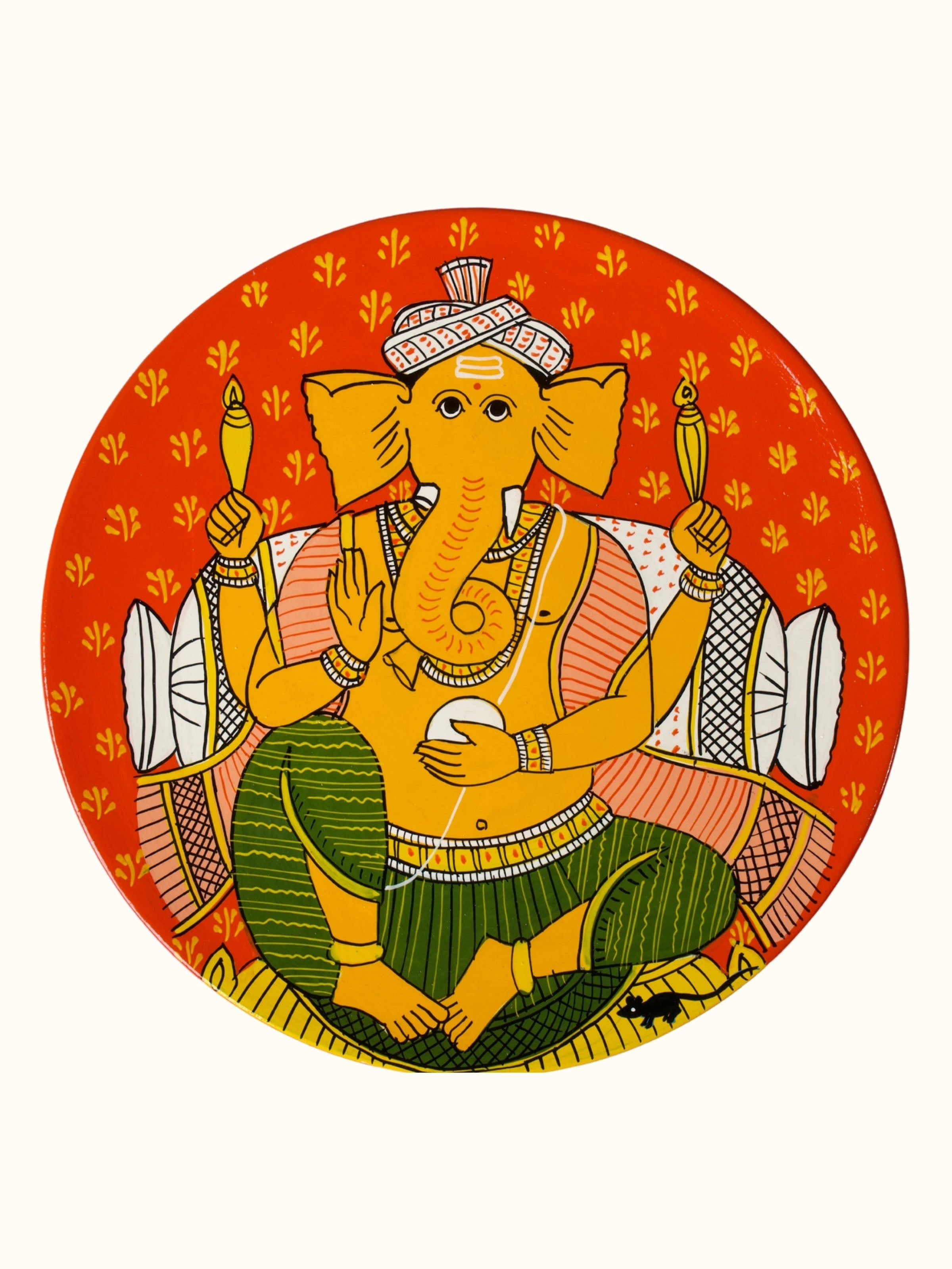 Ganesha Wall Cheriyal Display Plate