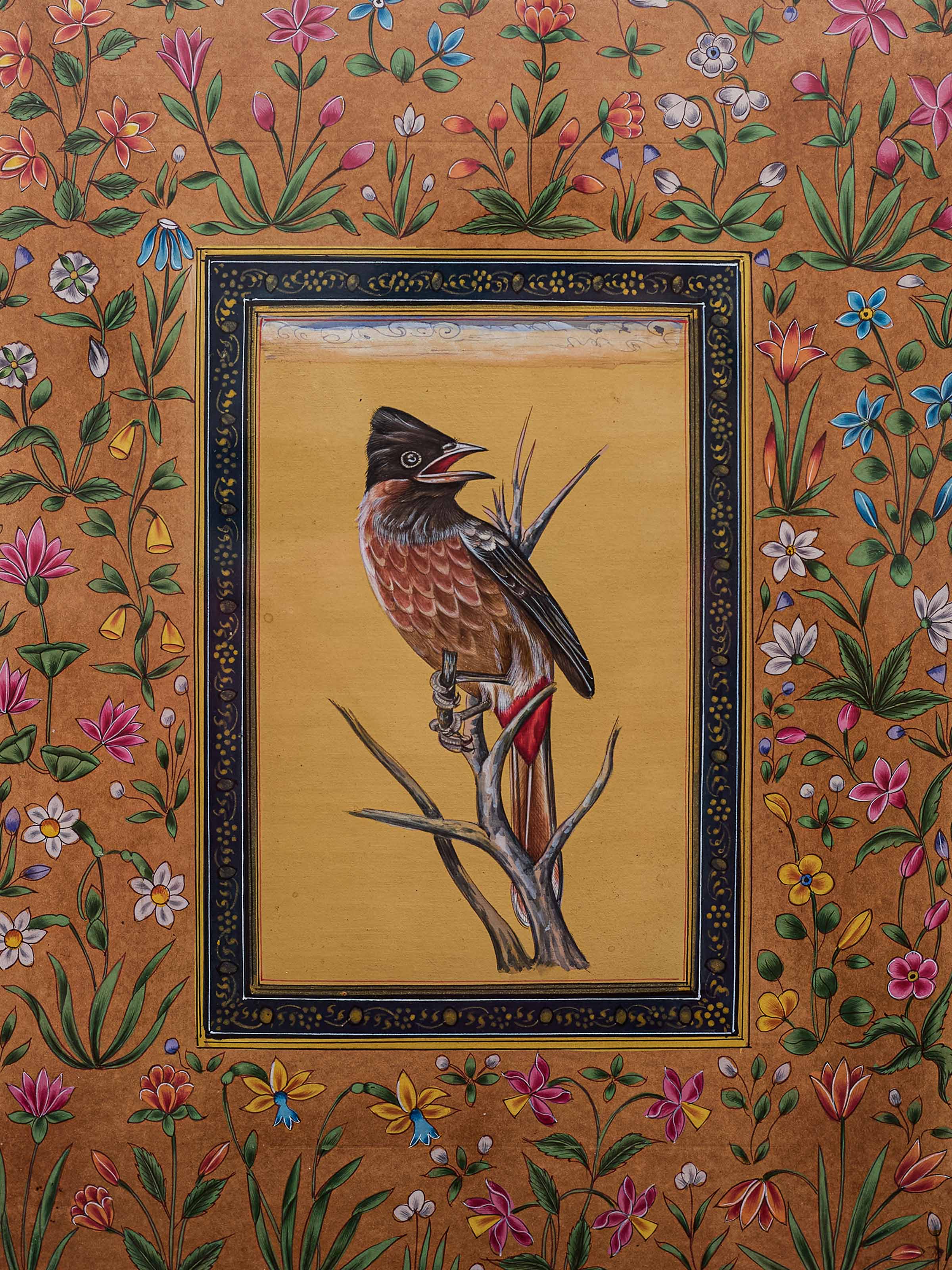 Bulbul Miniature Painting